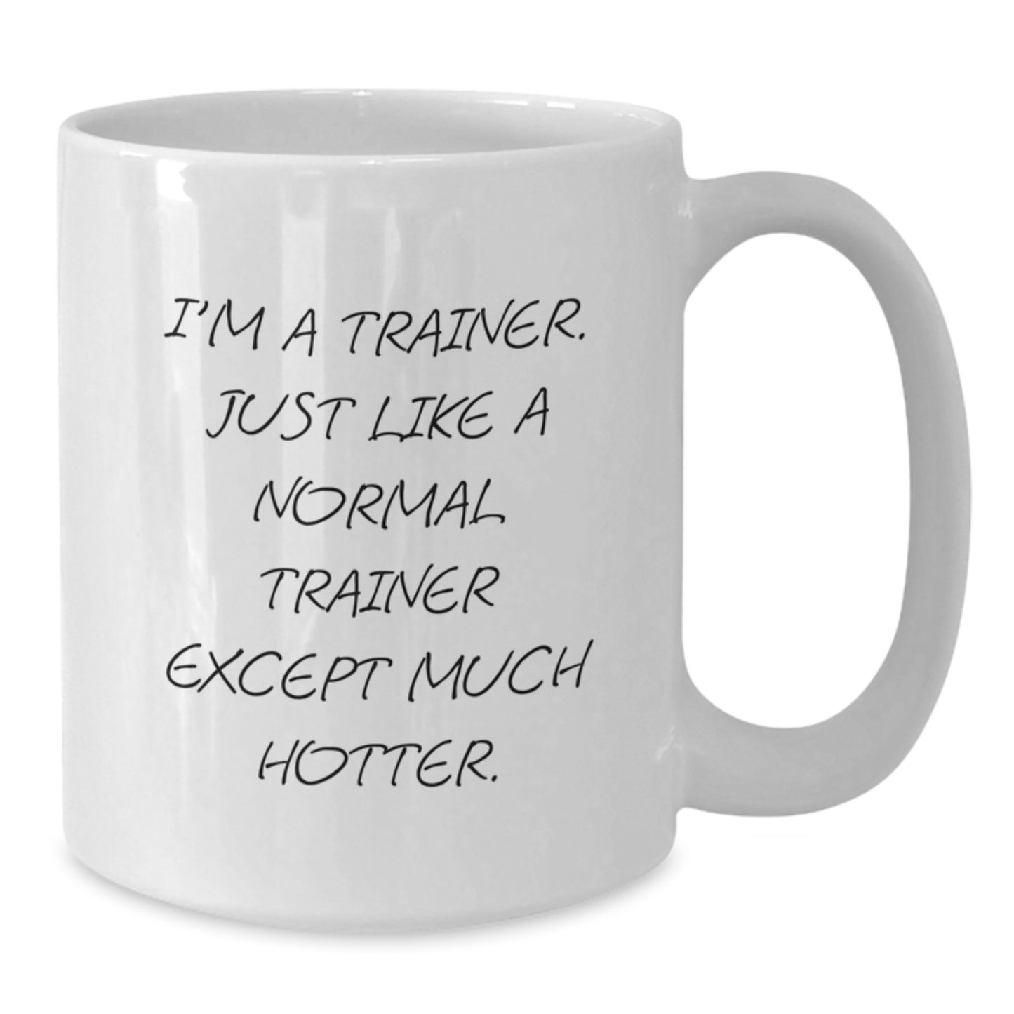 Funny Trainer Motivation Gifts from Friends for Men - I'm A Trainer White Coffee Mug, Unique Father's Day Unique Gifts for Trainers - Additional