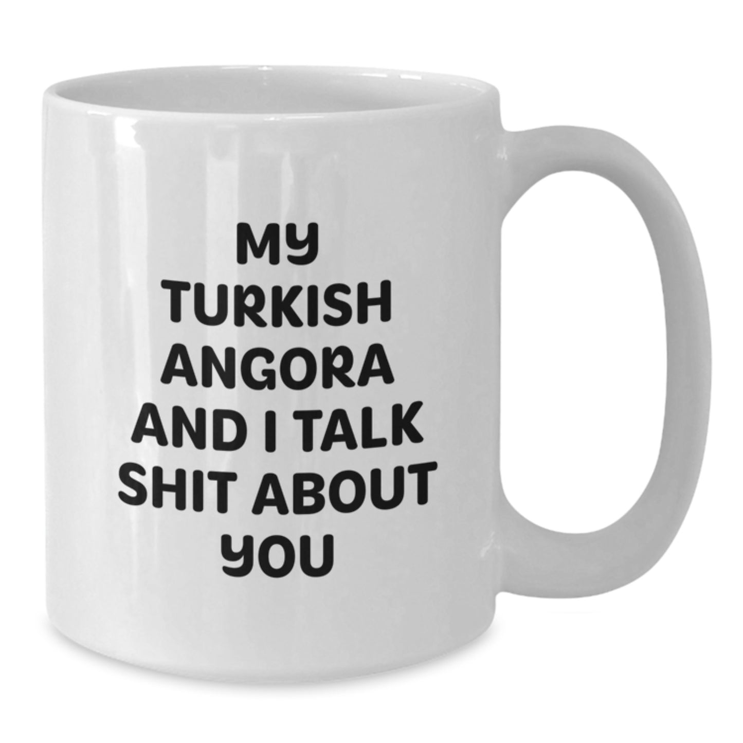 Funny Turkish Angora Cat Gifts from Mom for Graduation Unique White Coffee Mugs - Additional