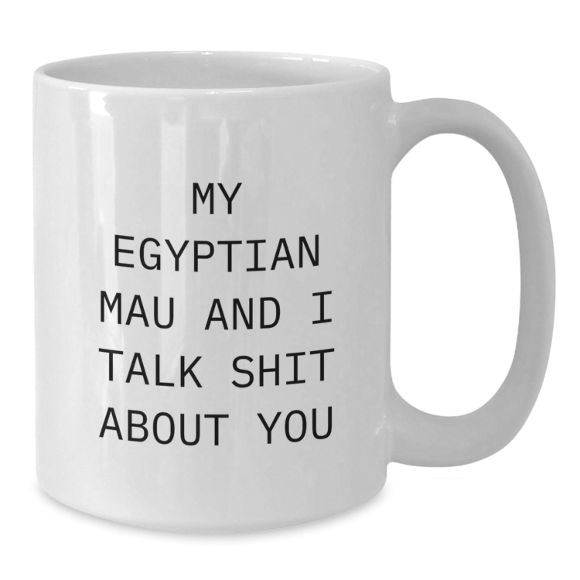 Funny Egyptian Mau Cat Gifts for Men from Friends Graduation Unique Mugs - Additional