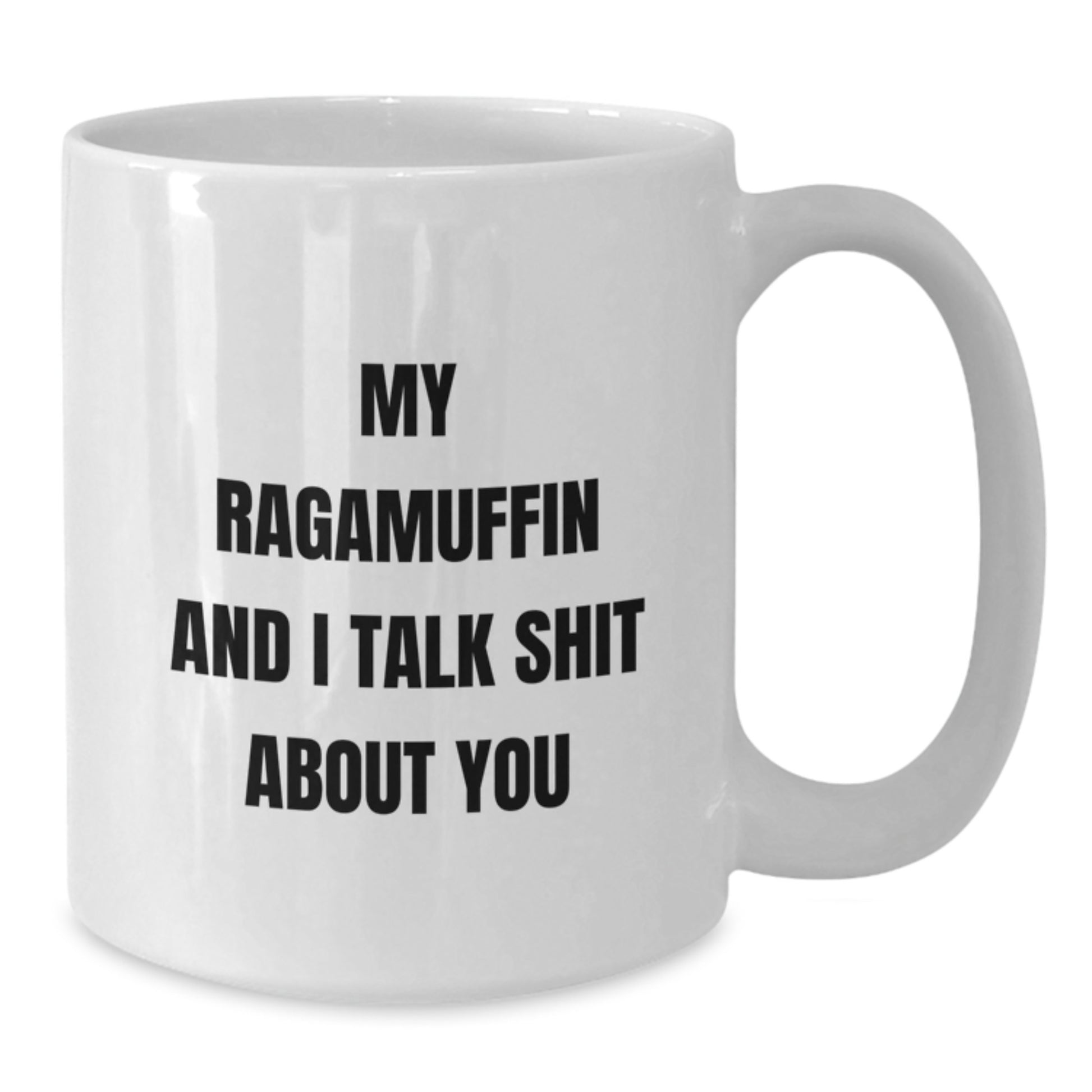 Funny White Coffee Mugs for Ragamuffin Cat Lovers Gifts from Men Women Friends Family Christmas Unique - Additional