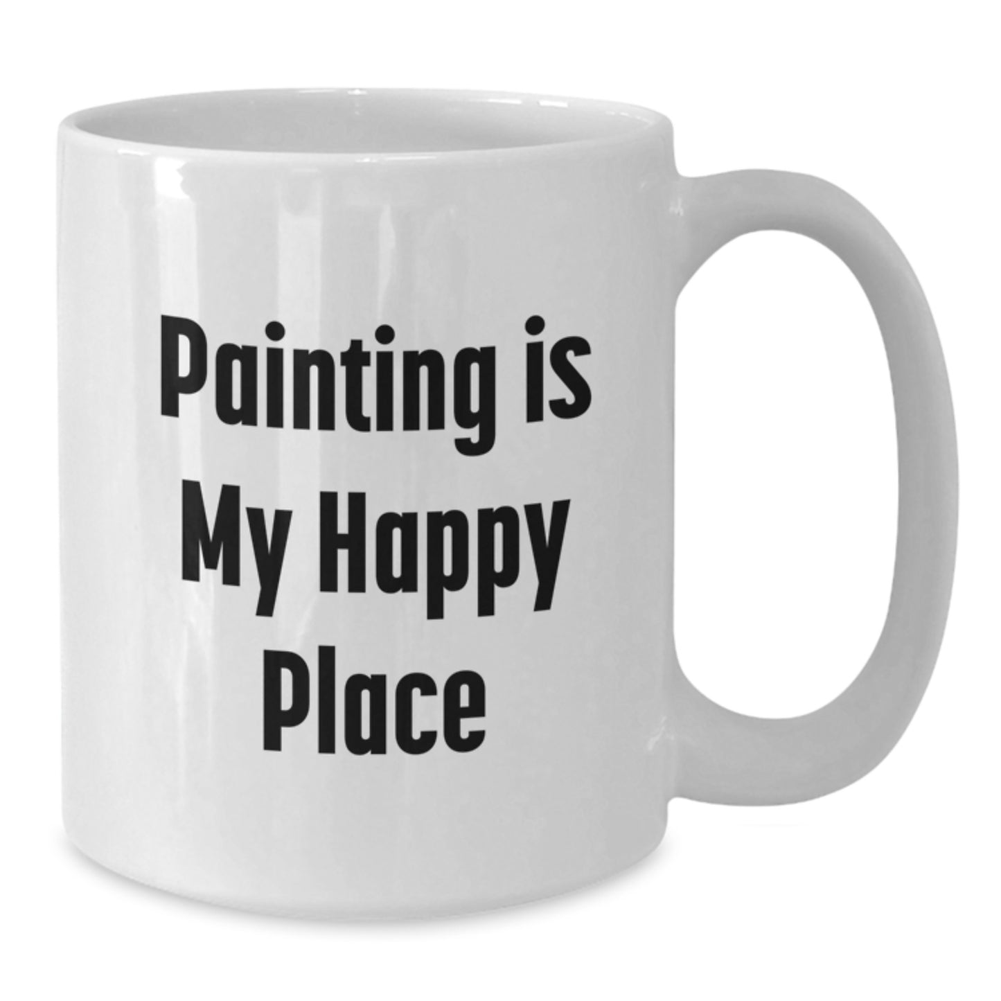 Graduation Gift Painting Is My Happy Place Mug for Her Present - Additional