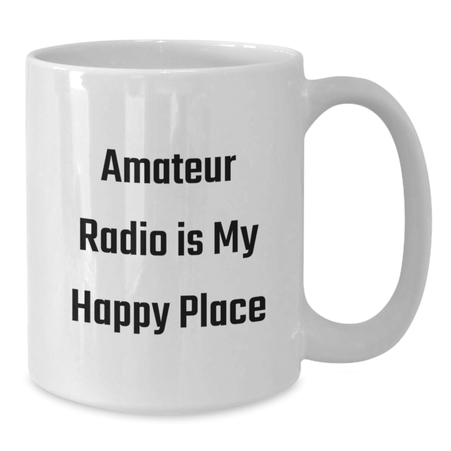 Amateur Radio Keepsake White Mug for Him Birthday Gift Ceramic 11oz - Additional