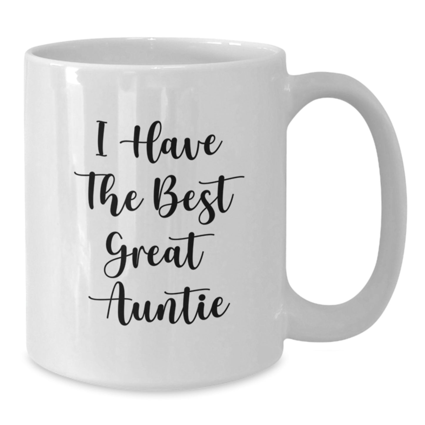 Funny Auntie Gifts - Great Auntie White Coffee Mug for Auntie, Ideal Gift for Auntie - Additional
