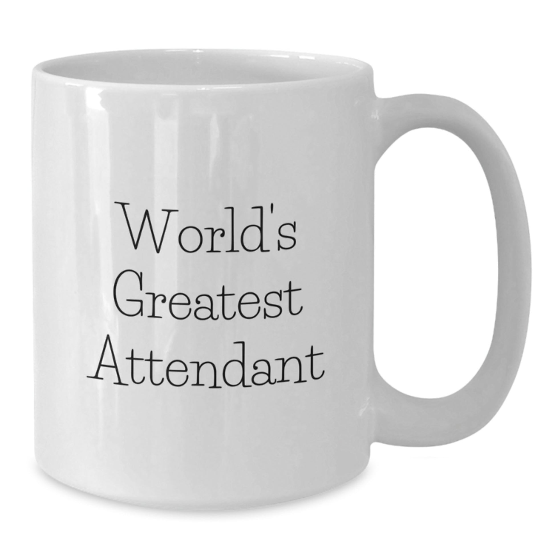 For Him Keepsake Birthday Gift World's Greatest Attendant Ceramic Mug - Additional