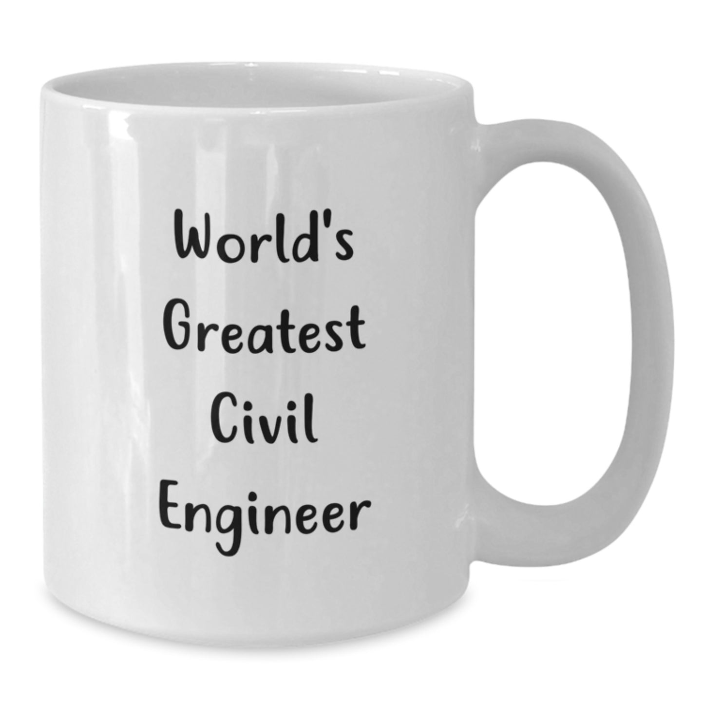 Gifts from Friends and Family for Civil Engineer Men and Women, Funny Quote White Coffee Mug, Birthday Unique Gifts, World's Greatest Civil Engineer - Additional
