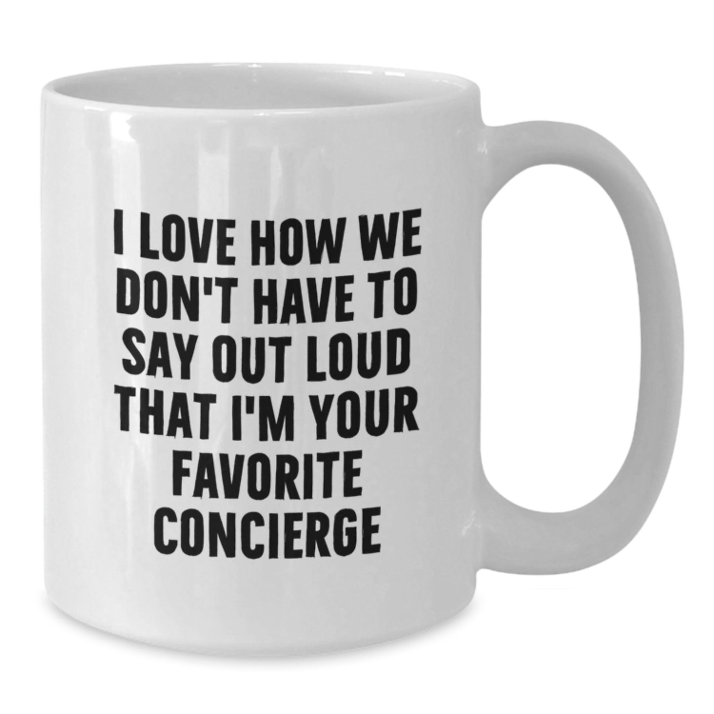 Christmas Concierge Gifts from Friends, Funny White Coffee Mug, Unique White Coffee Mug Gifts for Concierge - Additional