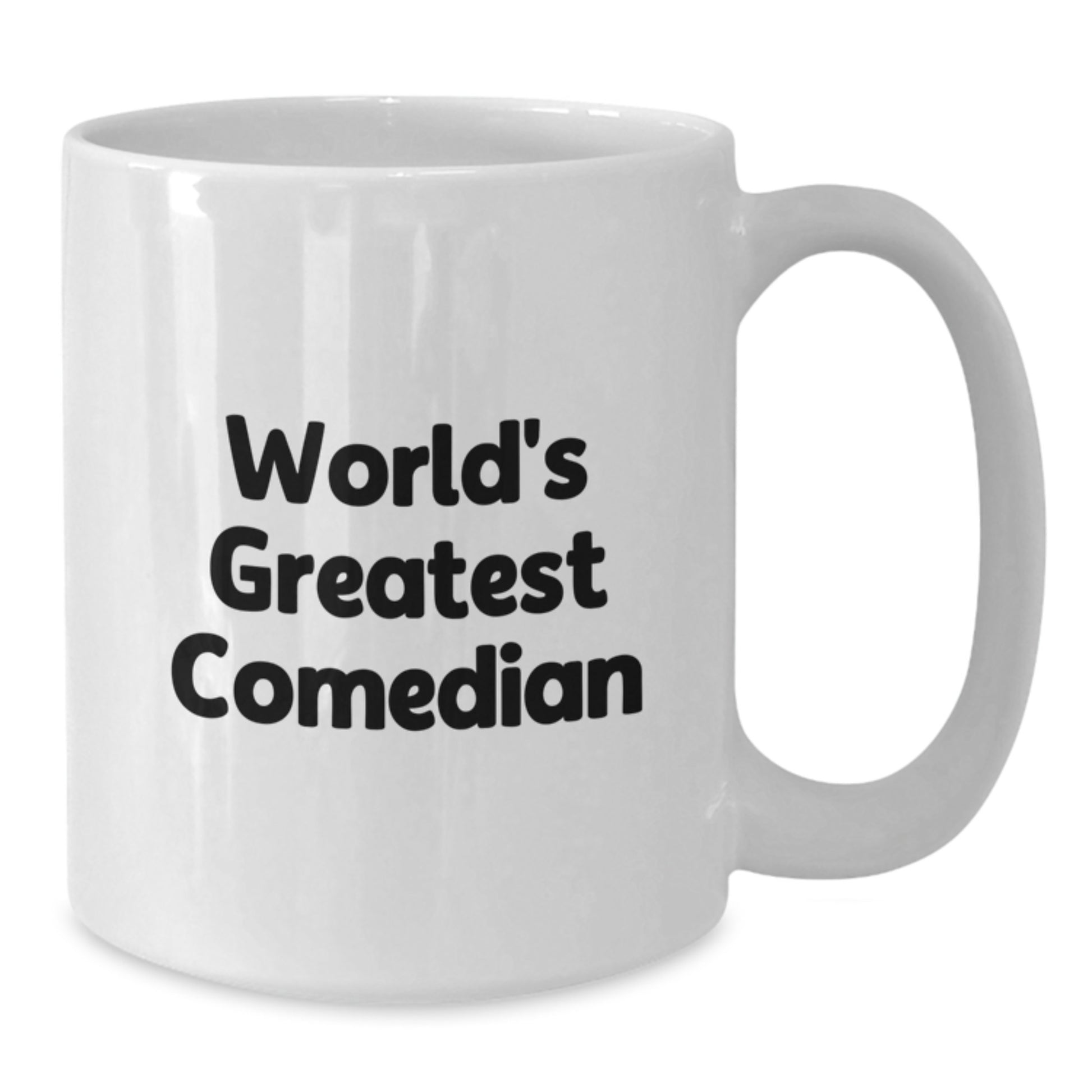 Funny Comedian White Coffee Mug Gifts from Friends or Family for Graduation Unique Comedian Lover - Additional