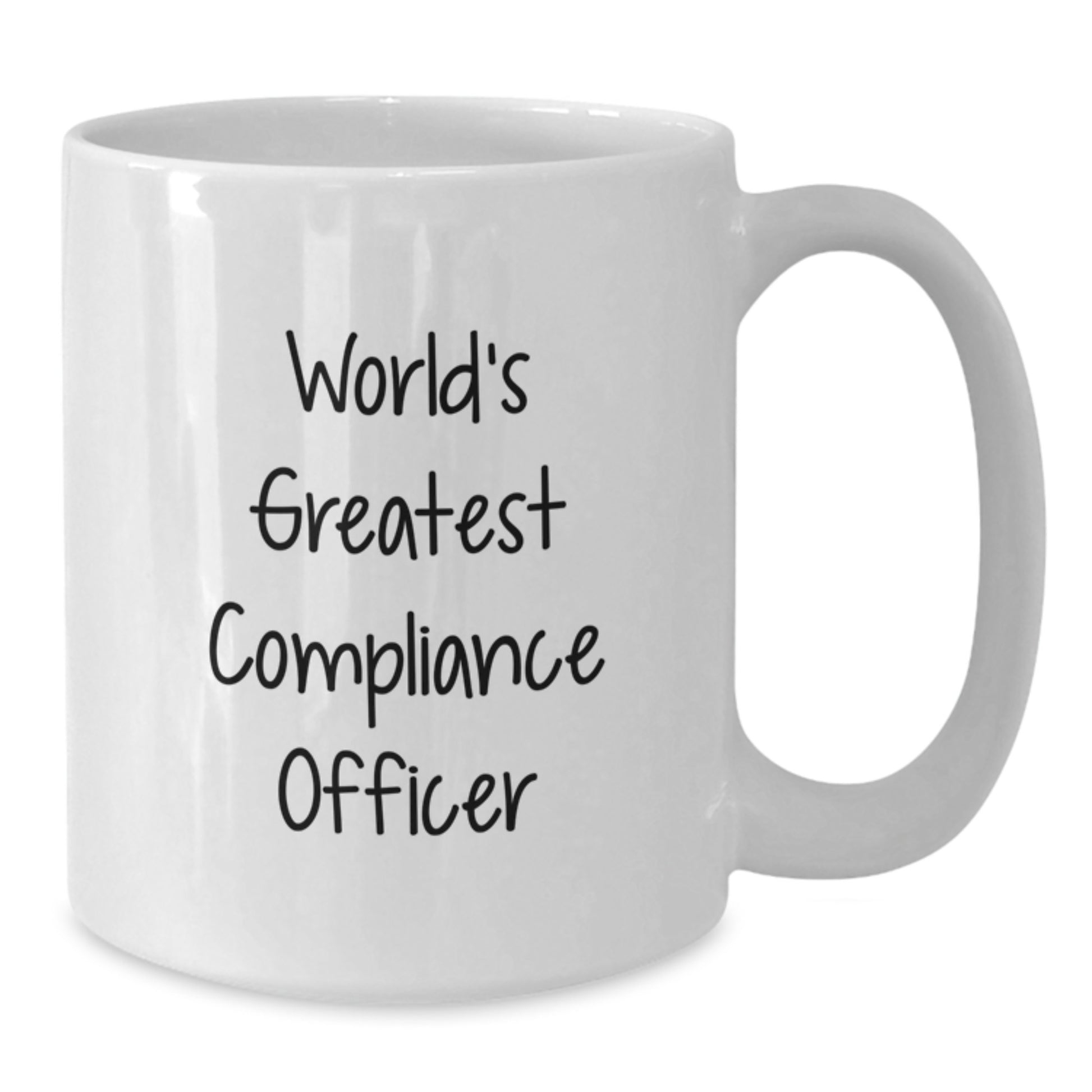Funny Compliance Officer White Coffee Mug, Gifts from Friends to Men, Christmas Unique Gifts for Compliance Officer - Additional