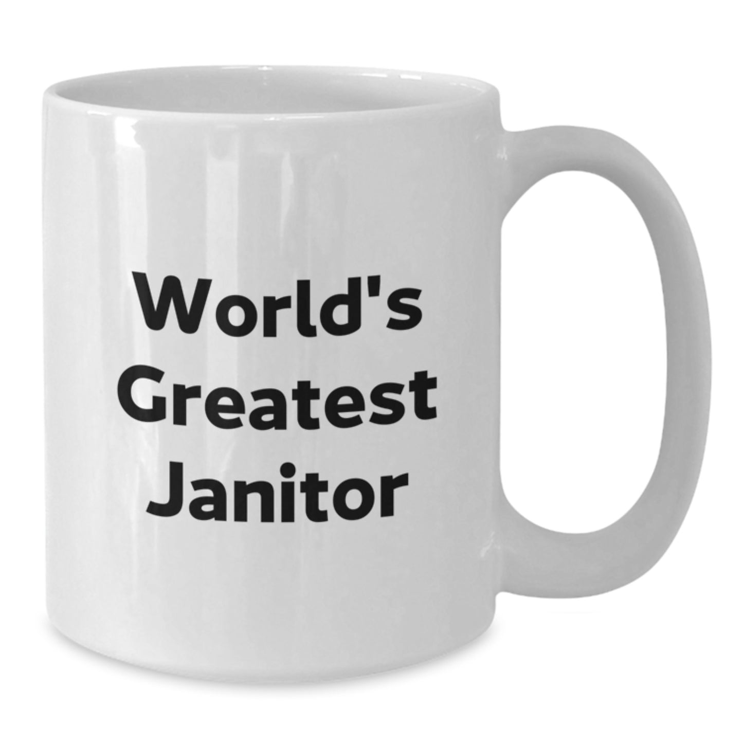 Funny Janitor Gifts for Janitor, White Coffee Mug Quote, Unique Christmas Unique Gifts from Friends - Additional