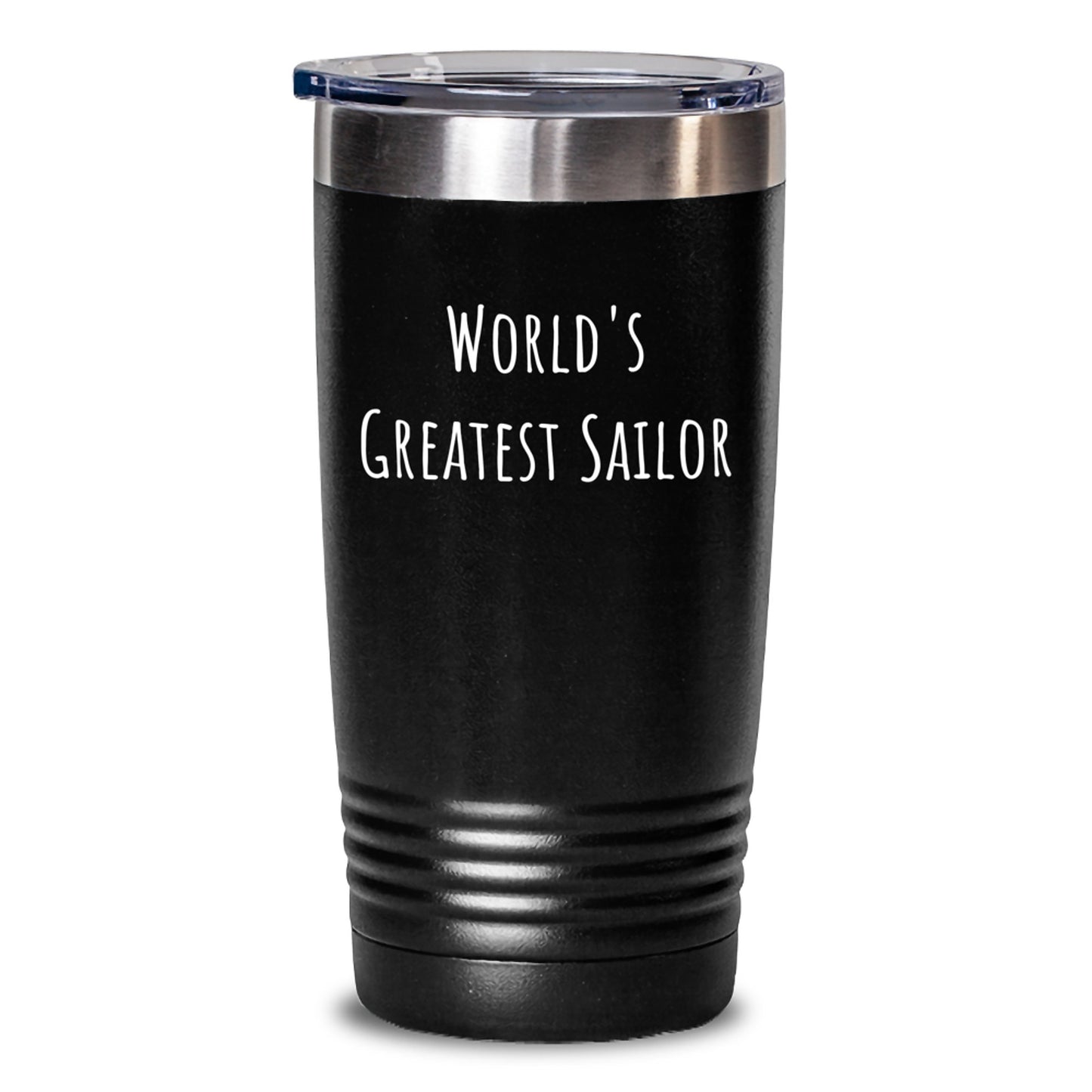 Funny Sailor Gifts from Family, Unique Sailor Tumblers for Men, Best Sailor Tumblers World's Greatest Sailor, Christmas Unique Gifts - Main