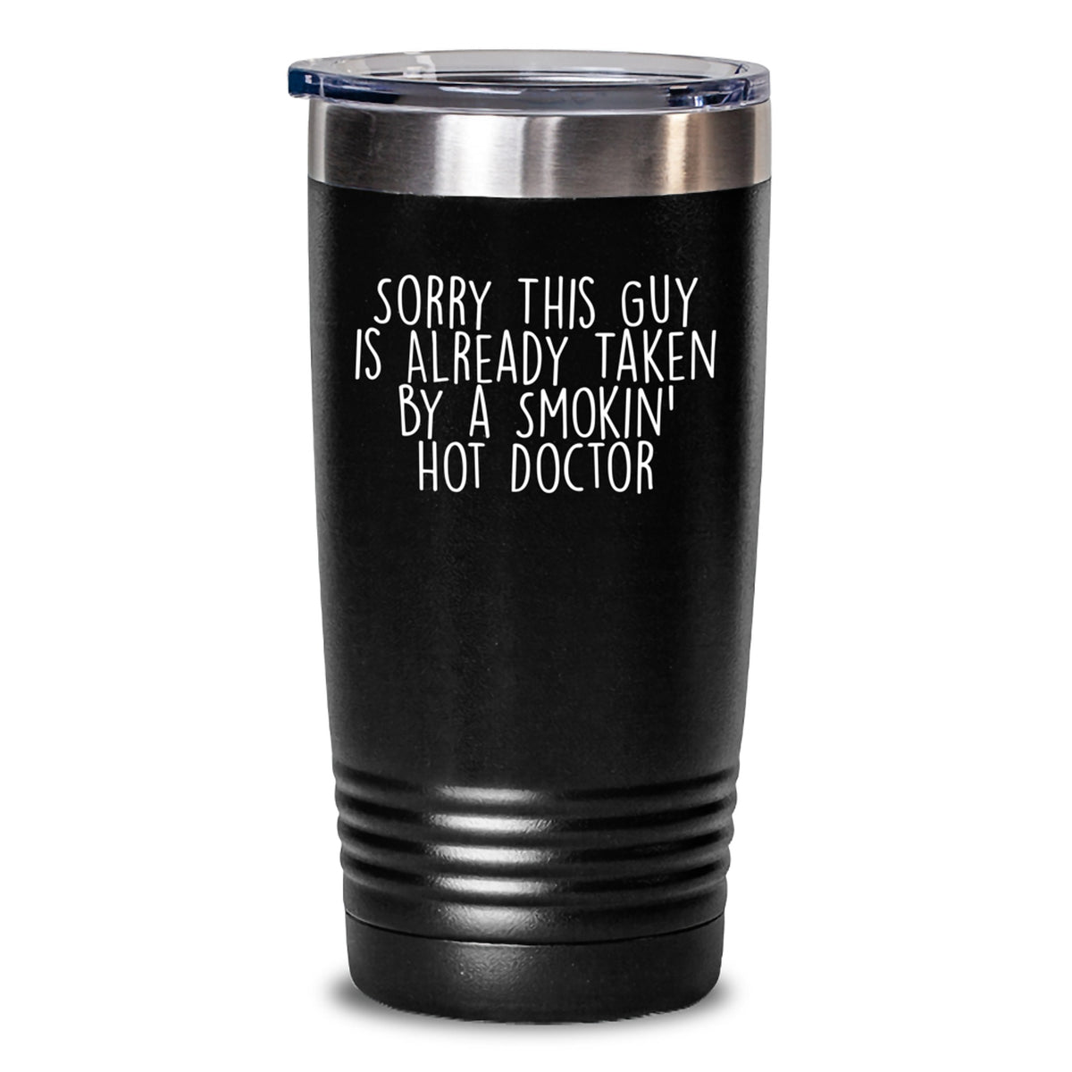 Funny Doctor Tumblers Gifts from Friends for Doctor on Christmas Unique Gifts - Smokin' Hot Doctor Quote Tumblers - Main
