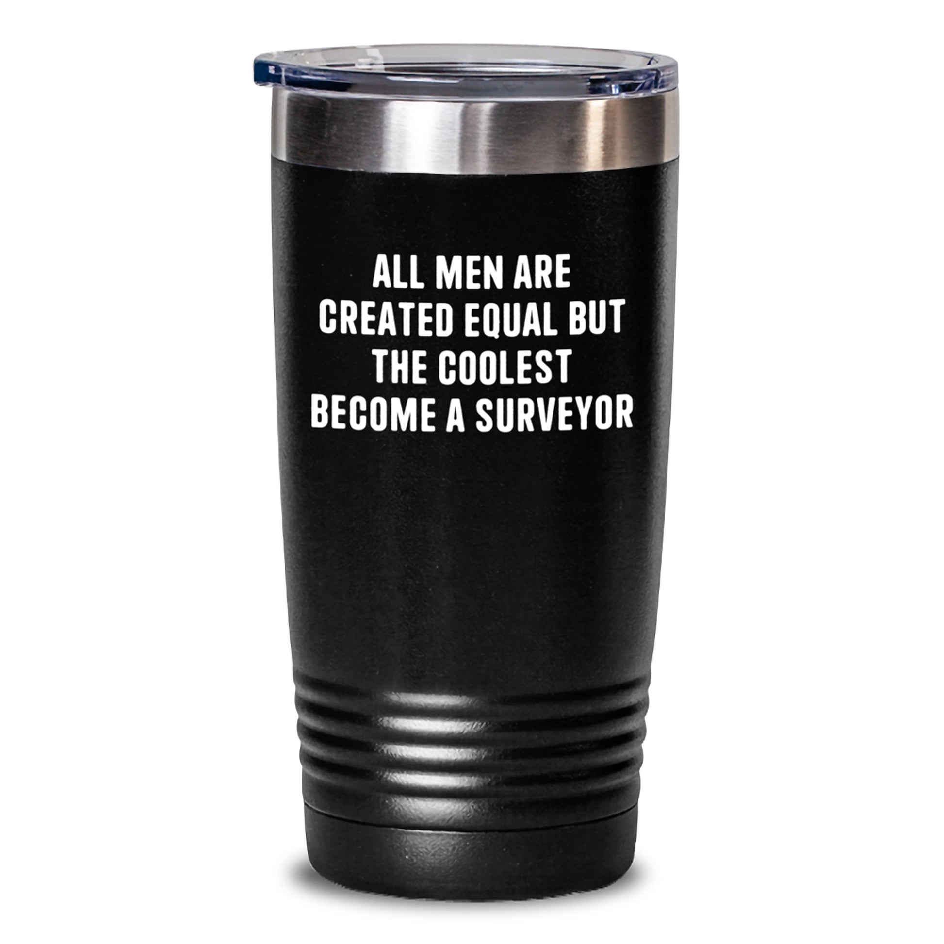 Funny Surveyor Tumbler Gifts for Men, Unique Birthday Unique Gifts from Friends to Coolest Surveyor, Inspirational Surveyor Quote - Main
