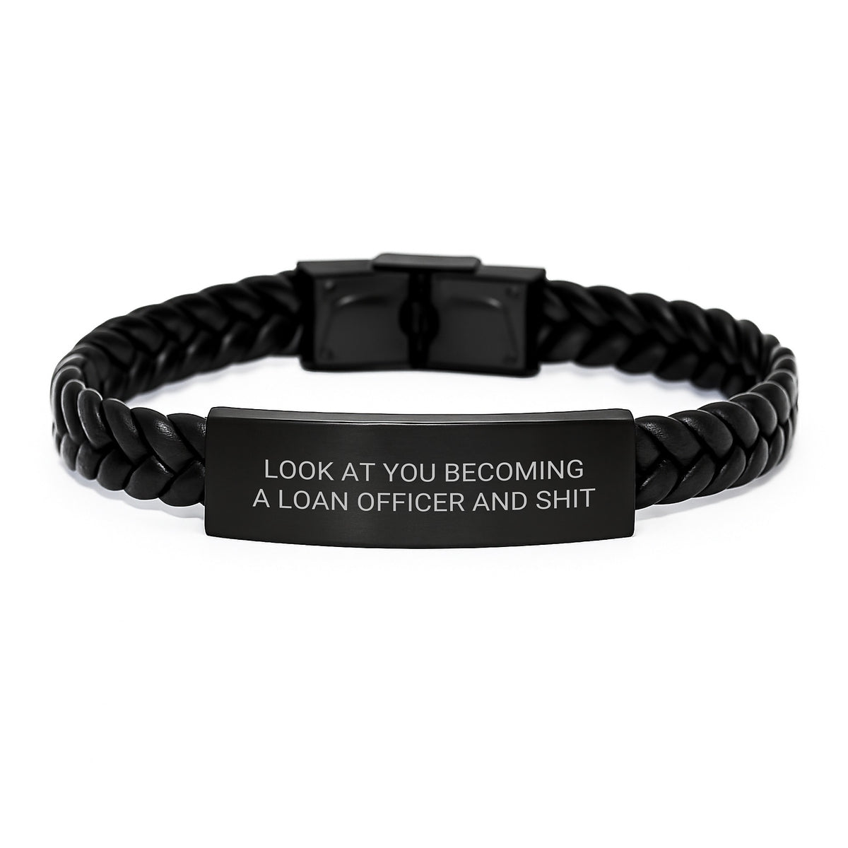 Loan Officer Gift for Him A Bold Keepsake Bracelet with a Humorous - Image 1