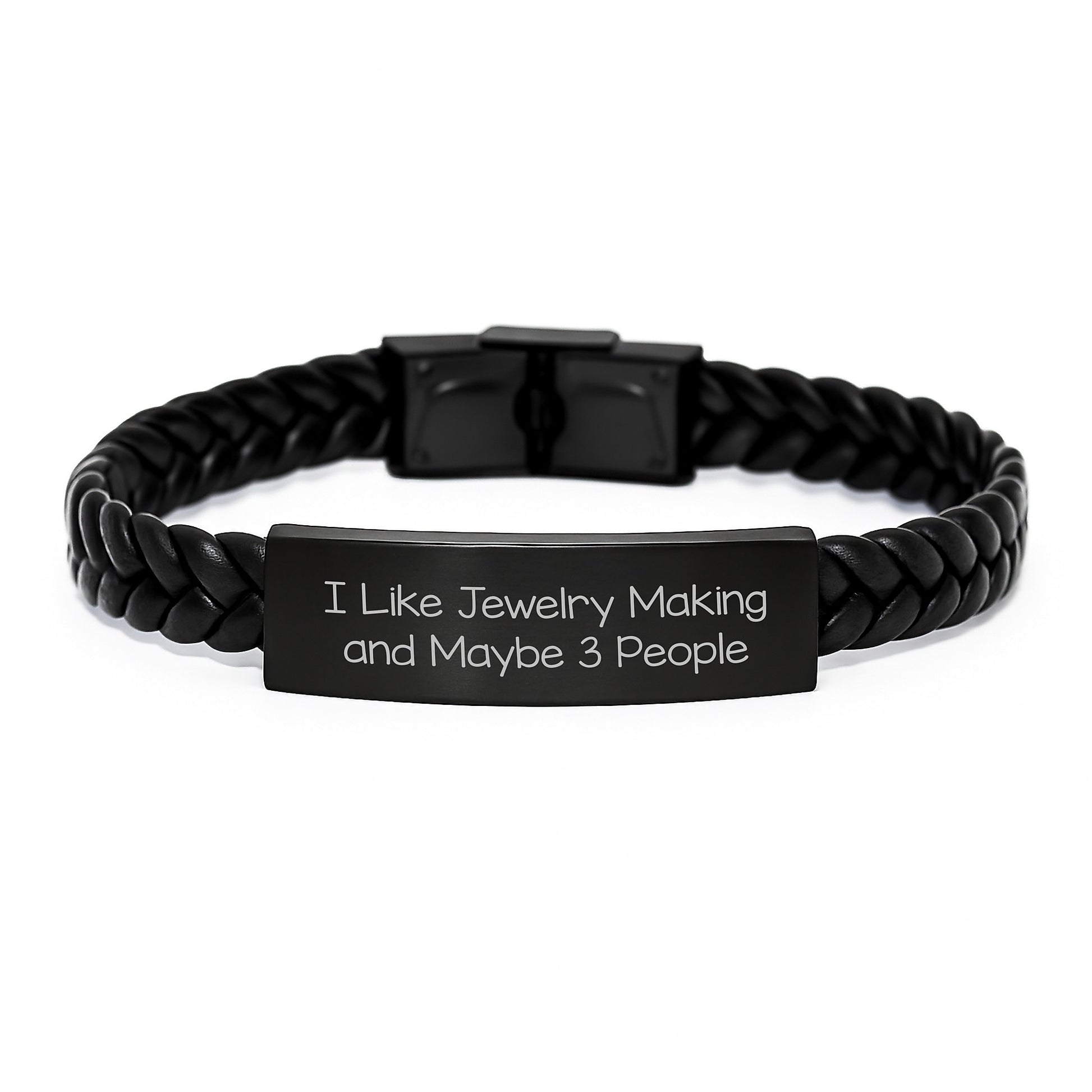 Funny Jewelry Making Interlaced Leather Bracelet Gifts from Friends for Graduation Unique - Image 1