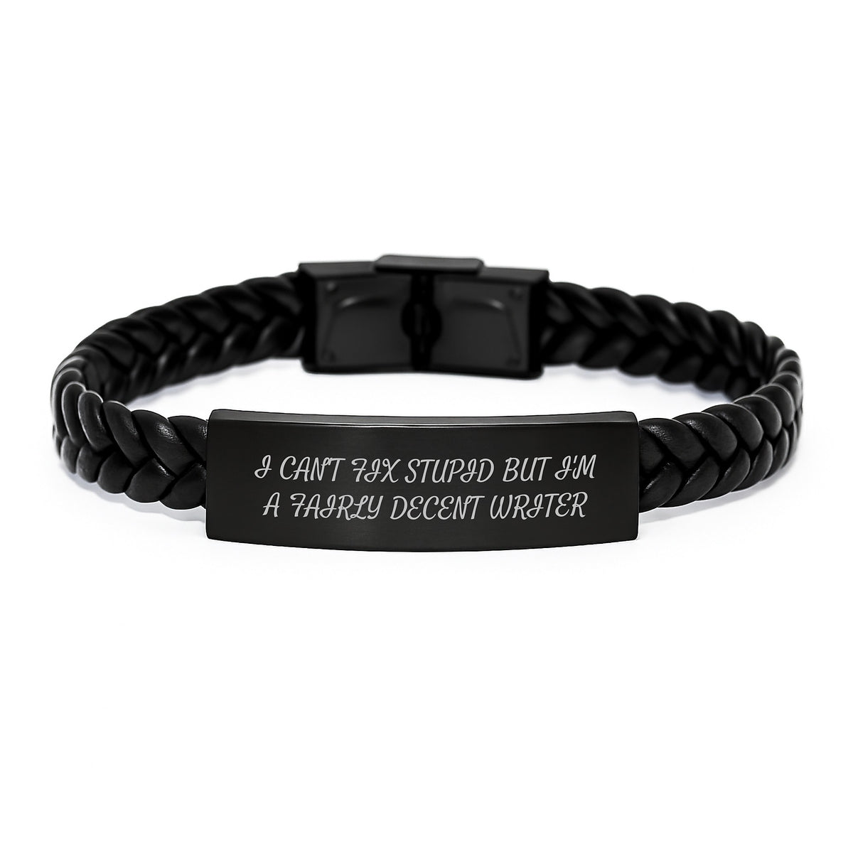Christmas Gift for Her Humorous Writer's Present - I Can't Fix Stupid - Image 1