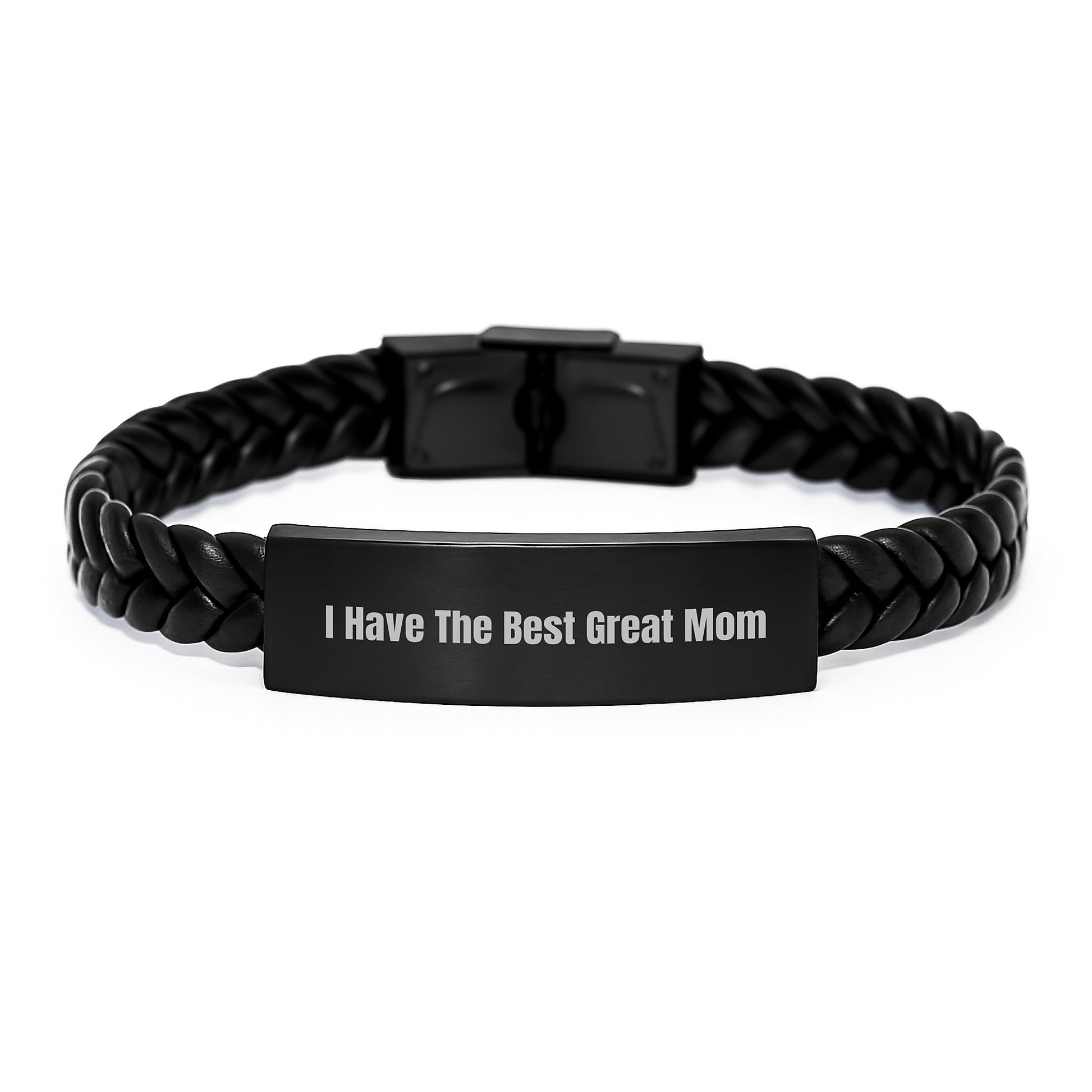 Funny Mom Gifts Interlaced Leather Bracelet for Graduation Unique Ideas from Daughter - Image 1