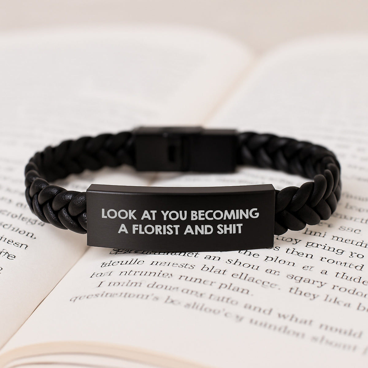 Christmas Gift for Her A Humorous Florist Bracelet & Shit Present - Image 3