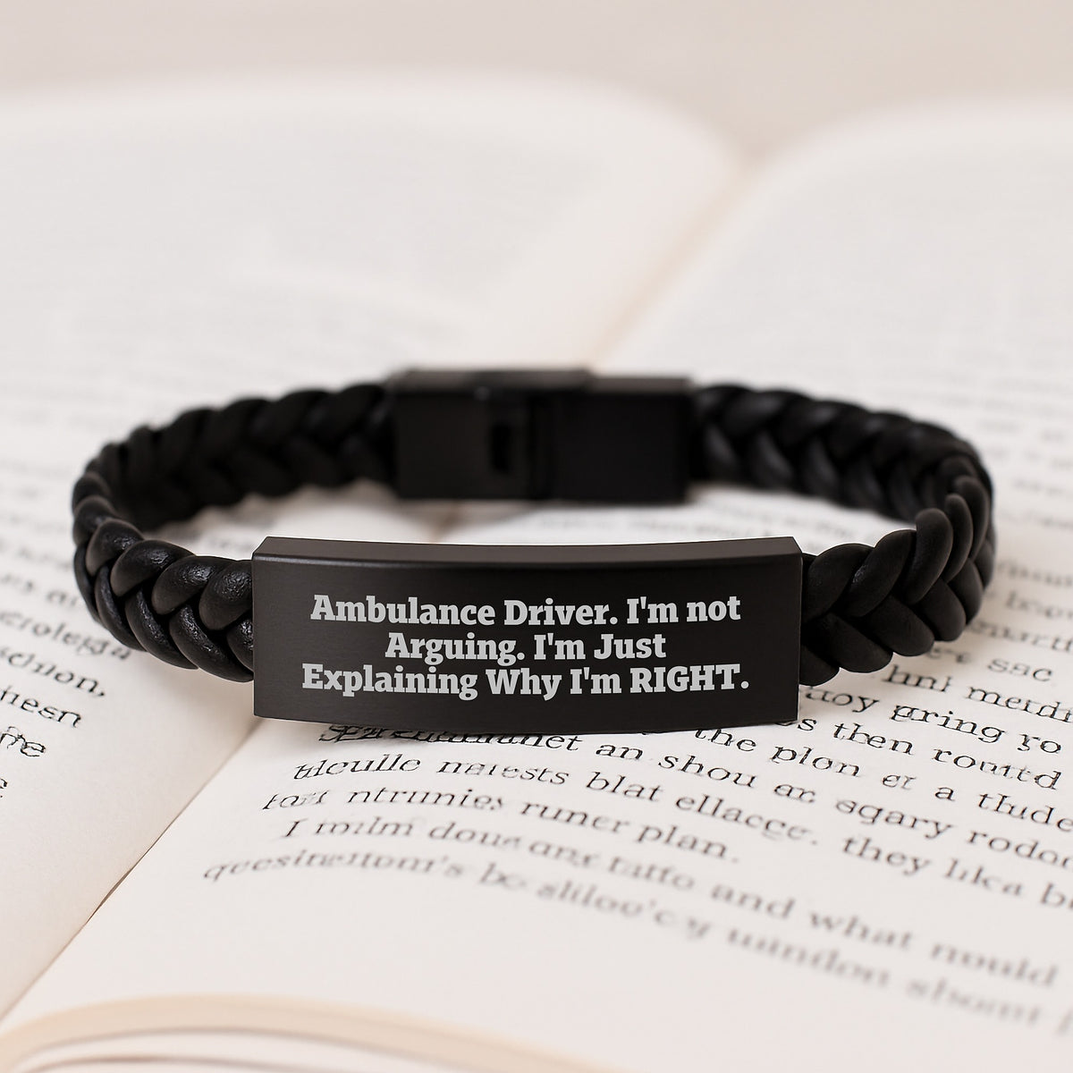 Christmas Gift for Her - A Righteous Ambulance Driver Bracelet Present - Image 3