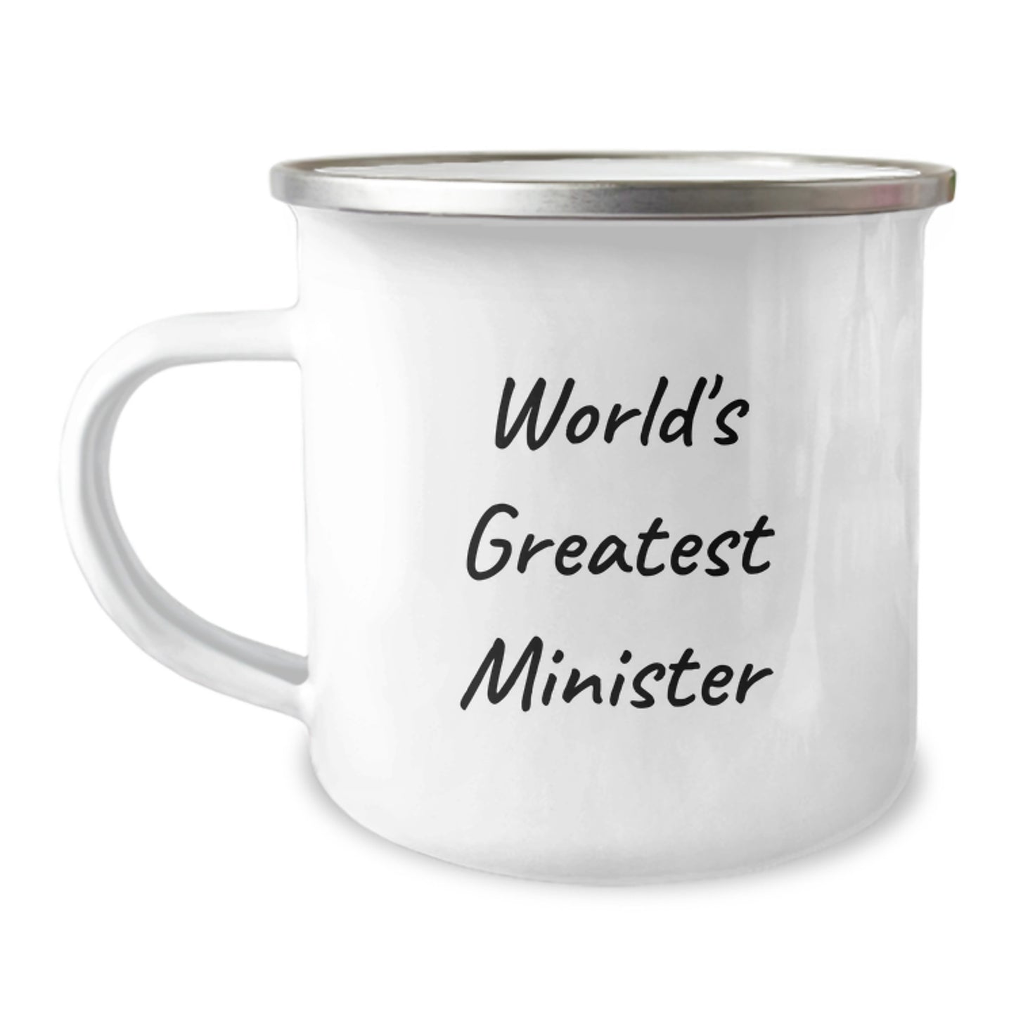 Funny World's Greatest Minister Christmas Unique Gifts from Friends to Minister Camping Mug - Unique Present for Minister, Men, Women, Family, and Coworkers - Image 1
