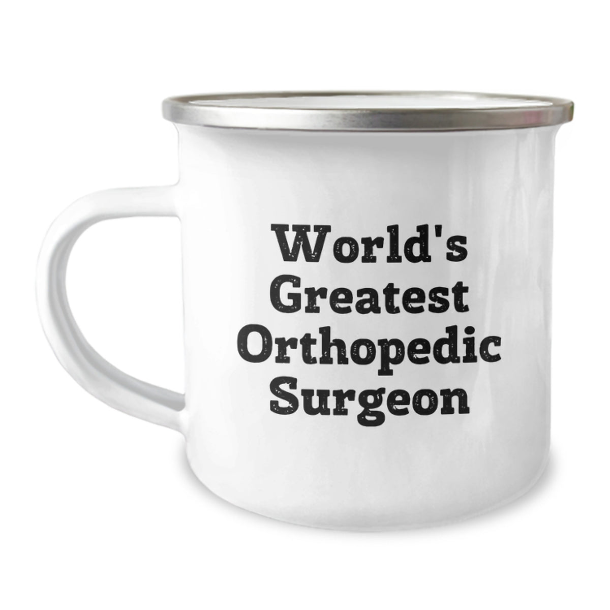 Funny Orthopedic Surgeon Gifts, World's Greatest Quote, Camping Mug for Men - Valentine's Unique Gifts from Friends, Coworkers, Family - Image 1
