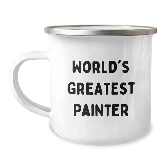 Funny Painter Gifts from Men to Women - Valentine's Unique Gifts for Painter, Camping Mug, Best Painter - Image 1