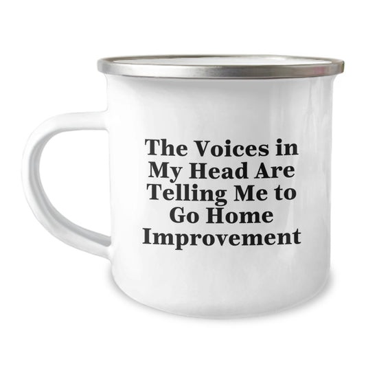 Funny Home Improvement Gifts for Men Friends from Home Improvement Enthusiasts - The Voices In My Head Are Telling Me To Go Home Improvement Birthday Unique Gifts - Image 1