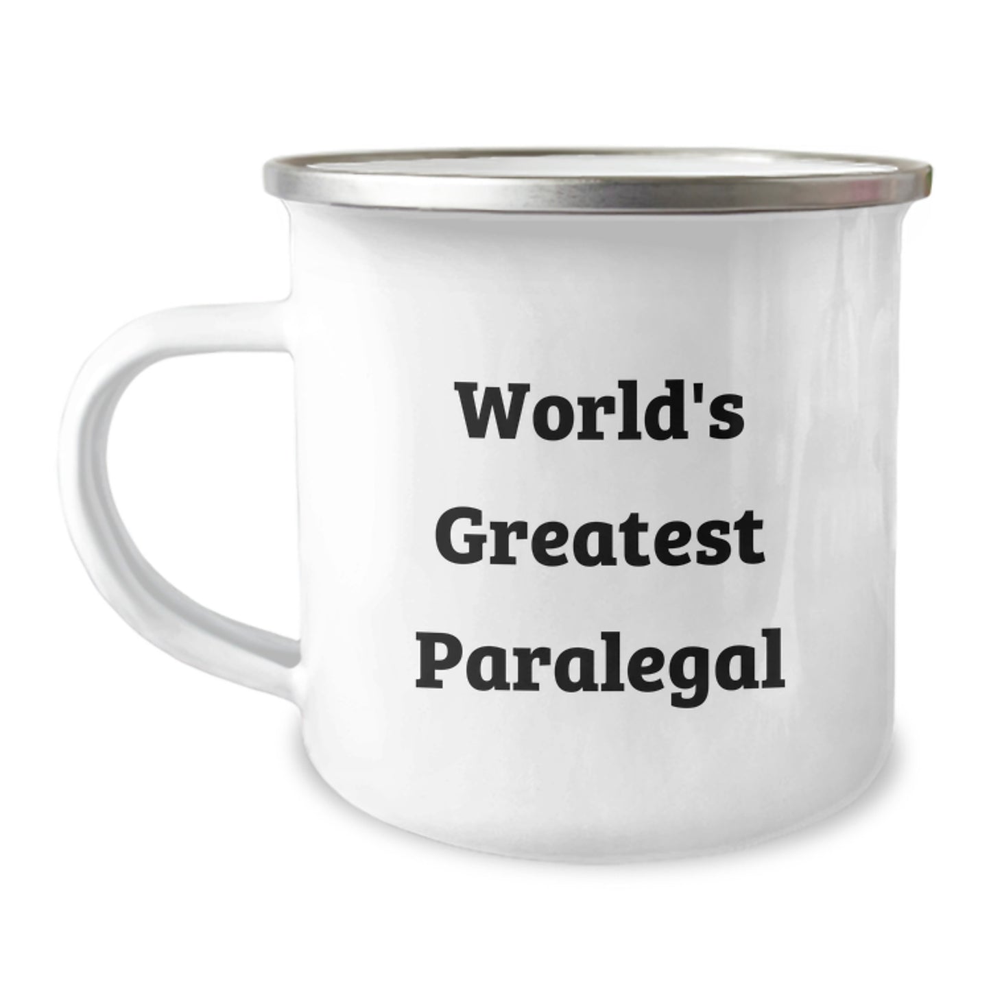 Funny Paralegal Gifts from Dad, 'World's Greatest Paralegal' Camping Mug for Paralegal Men Father's Day Unique Gifts - Image 1