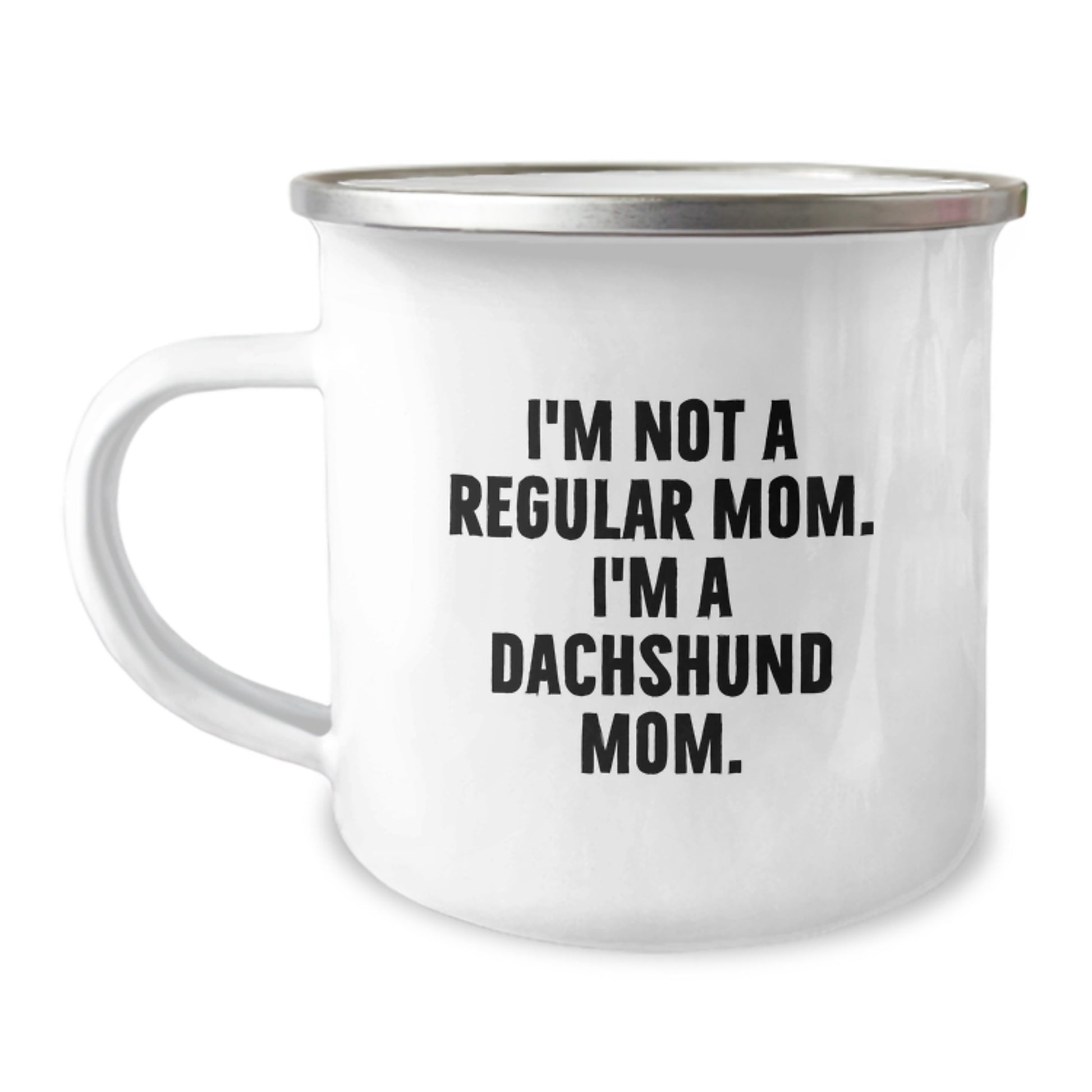 Funny Dachshund Dog Mom Camping Mug Gifts for Graduation from Family - Image 1