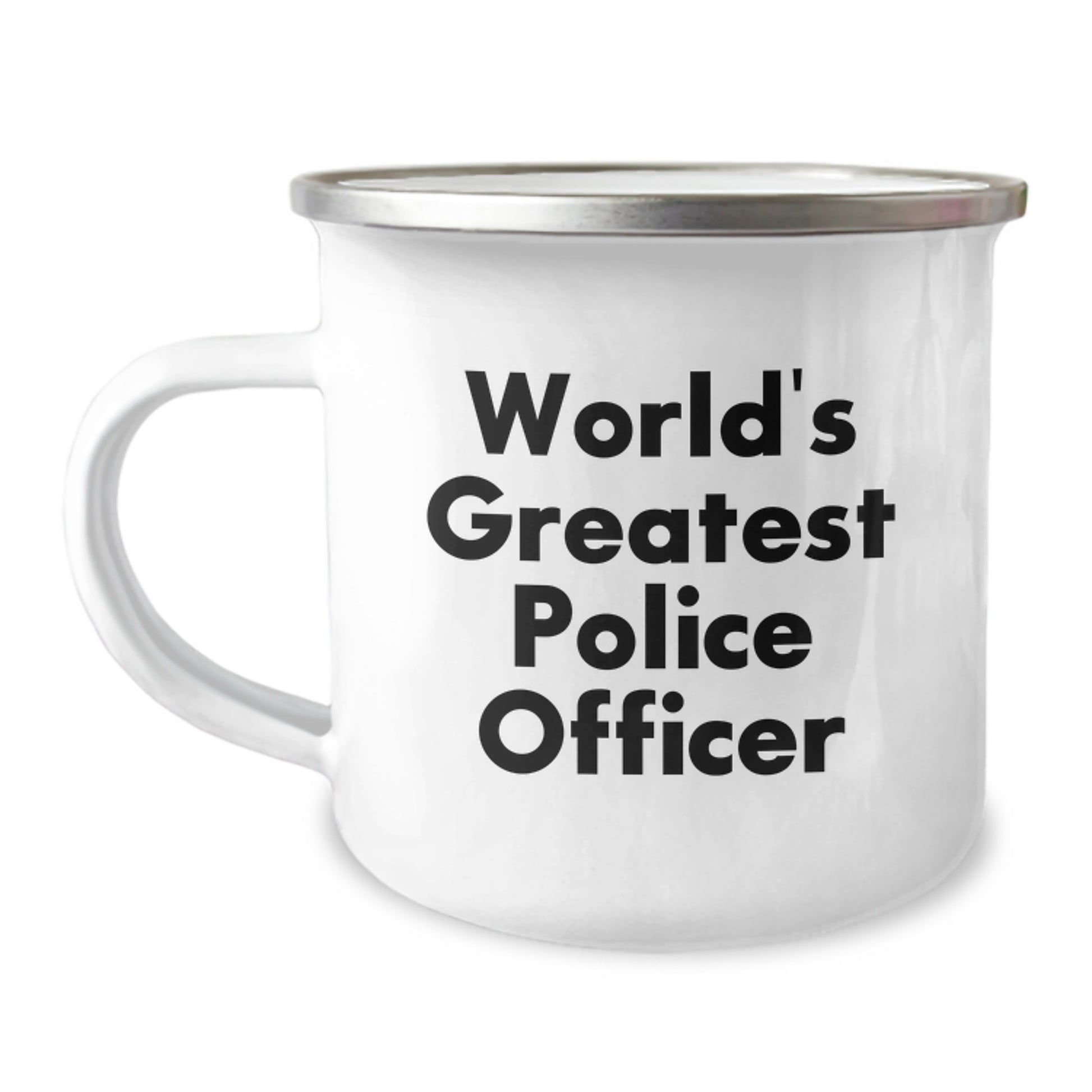 Funny Police Officer Gifts for Men, Women, or Coworkers, World's Greatest Police Officer, Christmas Unique Mugs from Family, Friends, or Loved Ones - Image 1