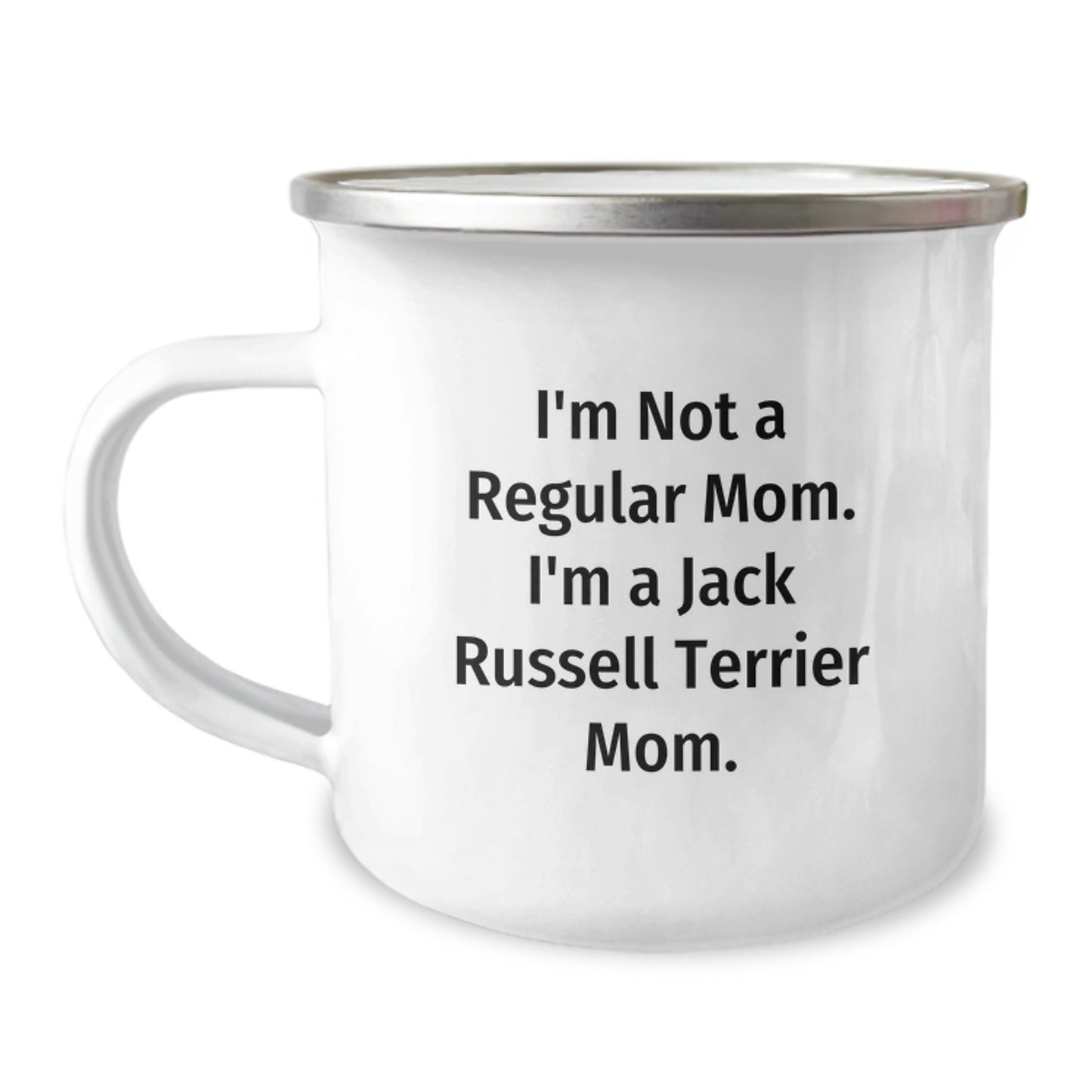 Unique Funny Gifts from Mom to Jack Russell Terrier Dog Mom for Graduation Unique Gifts, Camping Mug for Jack Russell Terrier Dog Lovers - Image 1