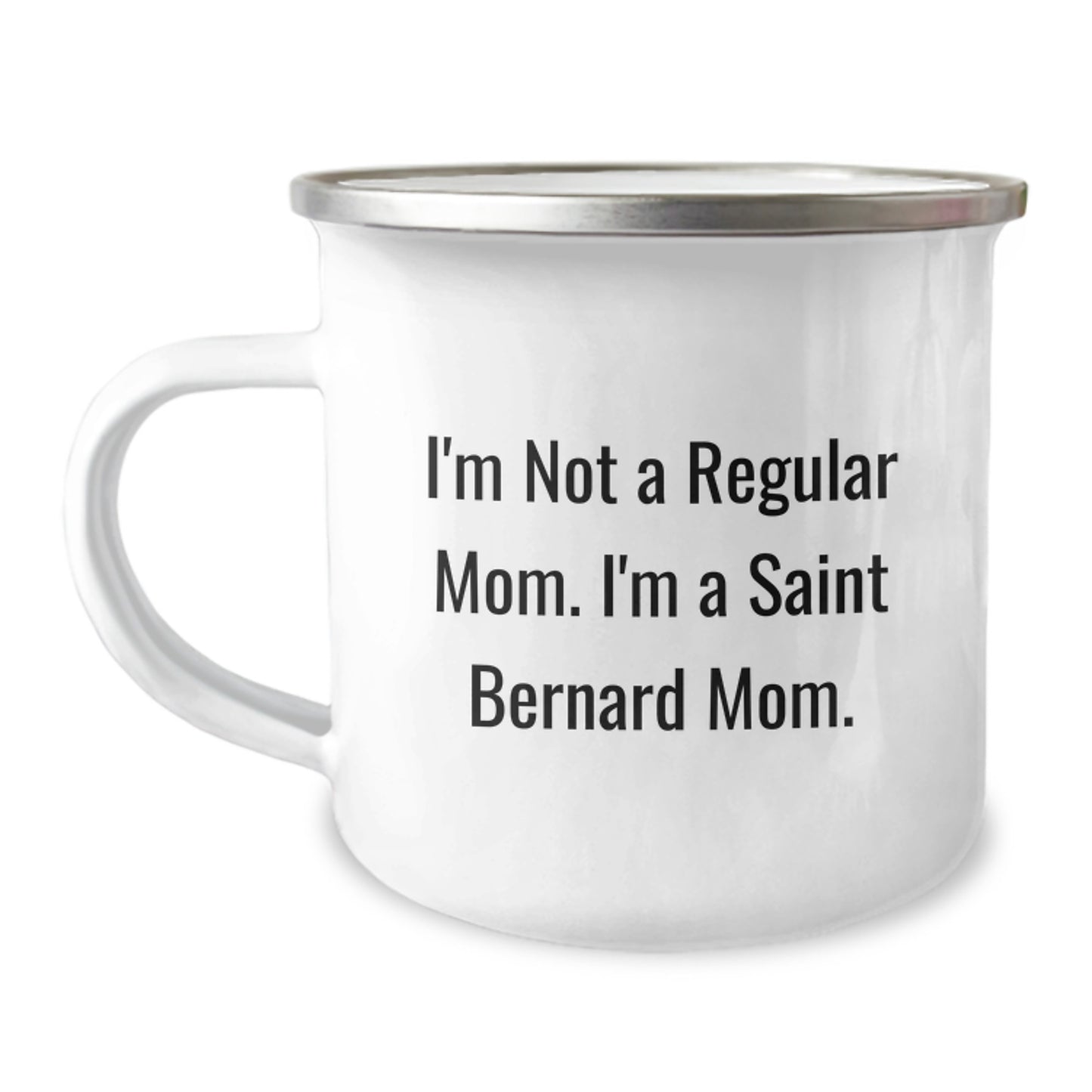 Funny Saint Bernard Dog Gifts from Mom for Saint Bernard Dog Lover Graduation Unique Gifts Men Women Friends Coworkers Family Stainless Steel Camping Mug - Image 1