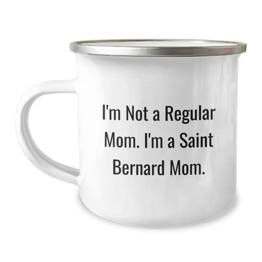 Funny Saint Bernard Dog Gifts from Mom for Saint Bernard Dog Lover Graduation Unique Gifts Men Women Friends Coworkers Family Stainless Steel Camping Mug - Image 1