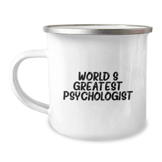 Funny World's Greatest Psychologist Gifts for Psychologist Camping Mug - Christmas Unique Gifts from Friends - Image 1
