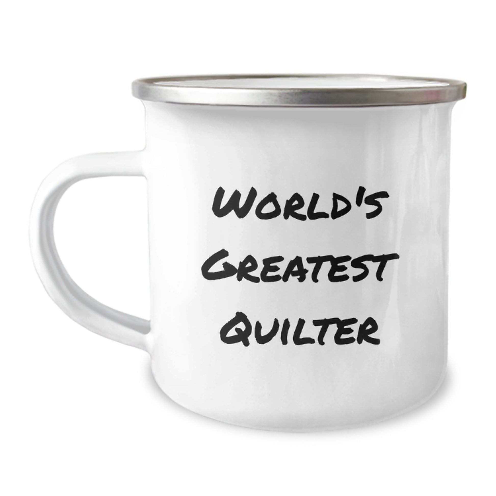 Funny Quilter Gifts from Family, World's Greatest Quilter Camping Mug, Perfect for Dad's Father's Day Unique Gifts - Image 1