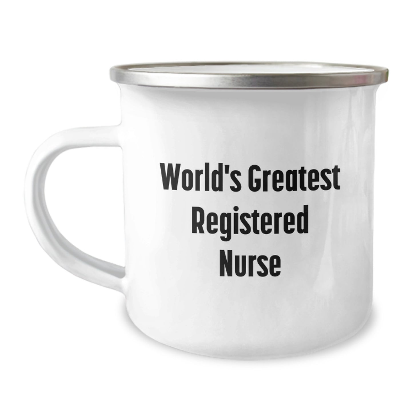Funny World's Greatest Registered Nurse Gifts for Registered Nurse Camping Mug - Best Christmas Unique Gifts - Image 1