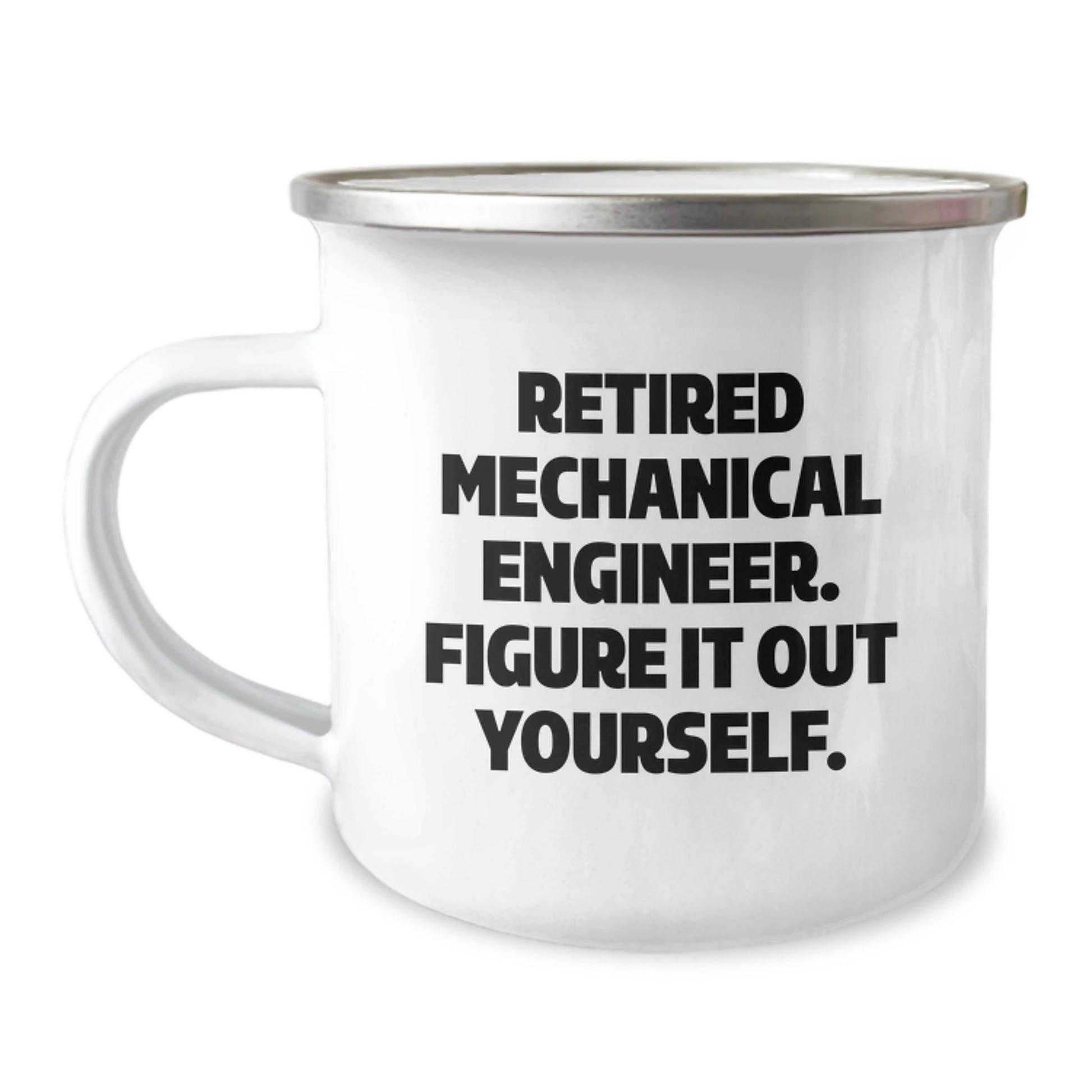 Mechanical Engineer Gifts from Friends - Graduation Unique Gifts for Men - Funny Quote - Camping Mug 12 oz - Image 1