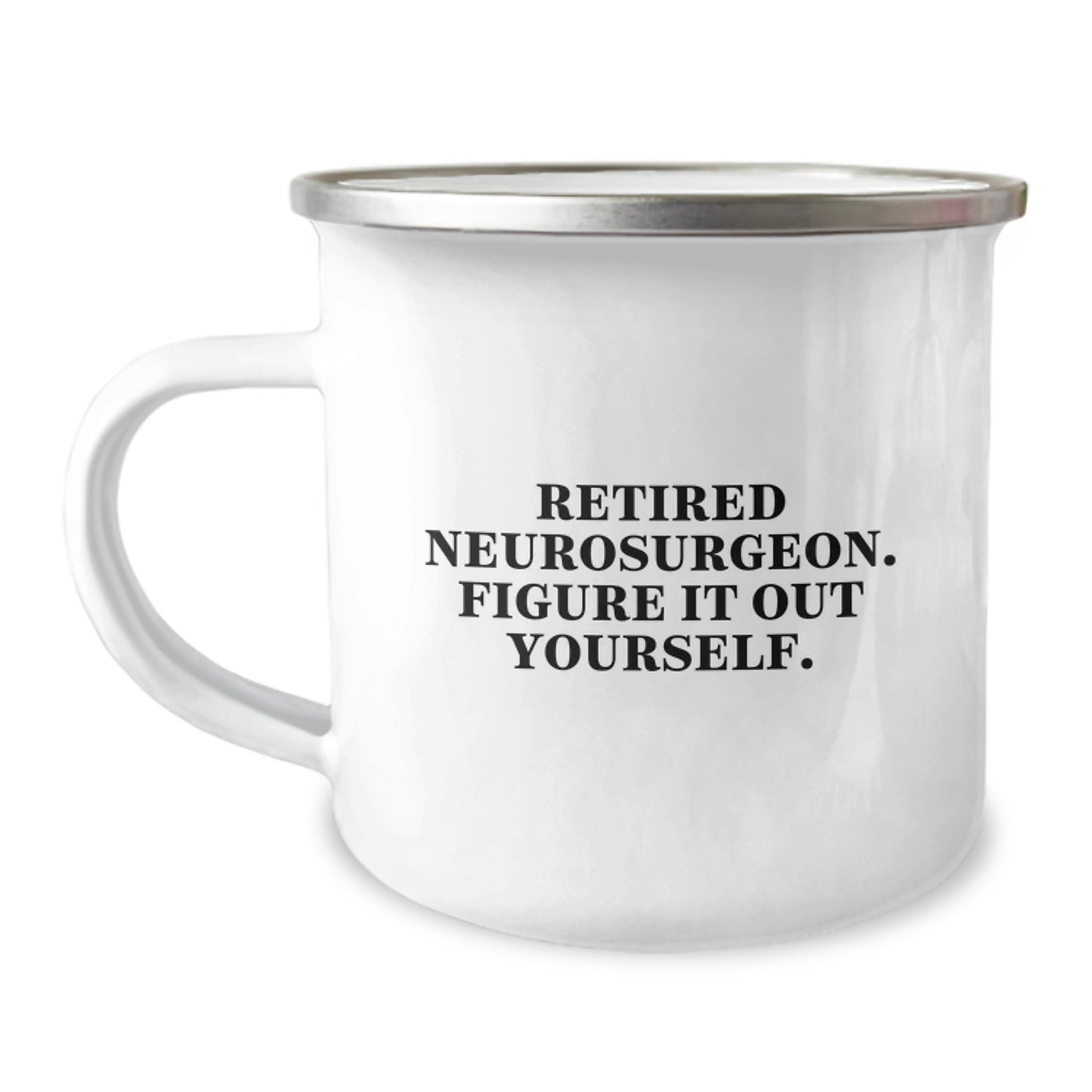 Funny Neurosurgeon Gifts for Him - Retired Neurosurgeon Gifts from Family - Camping Mug for Graduation Unique Gifts - Image 1