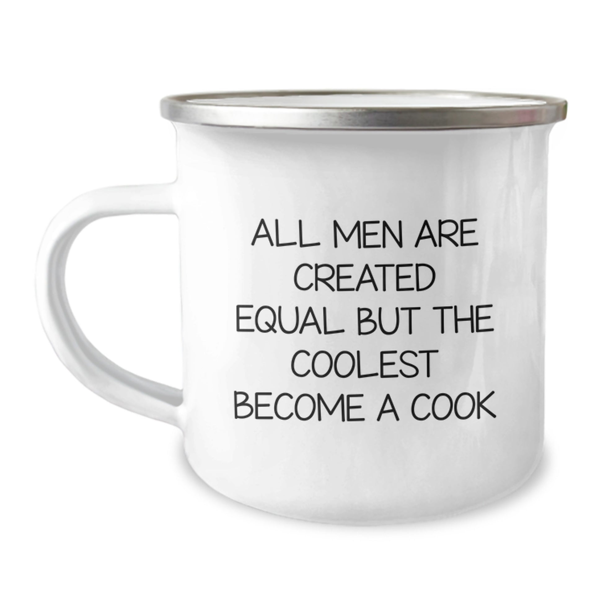 Funny Cooking Quotes for Men, Camping Mug, Unique Valentine's Gifts from Friends for Cook Lovers - Image 1