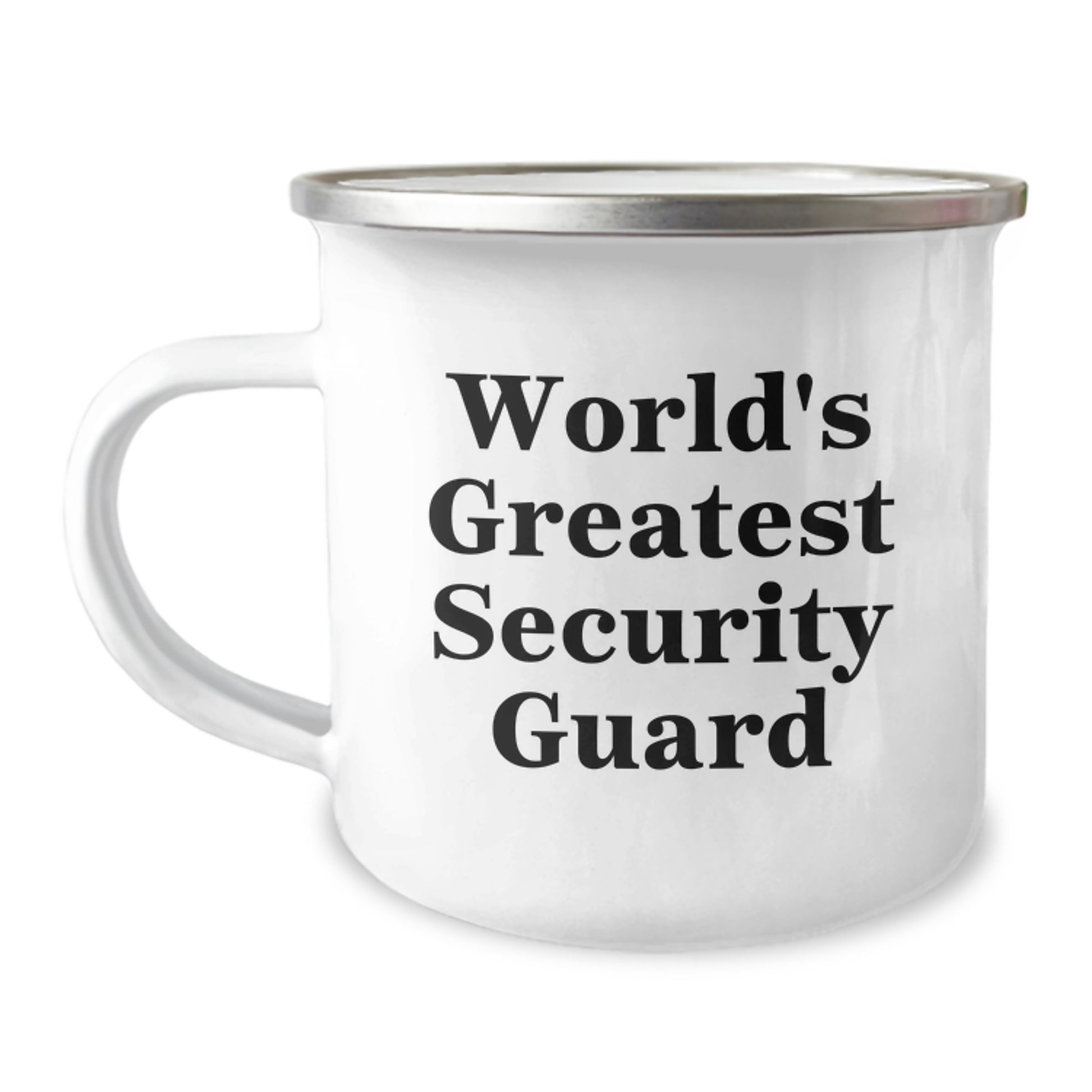 Funny World's Greatest Security Guard Camping Mug Gifts from Friends for Security Guard - Image 1