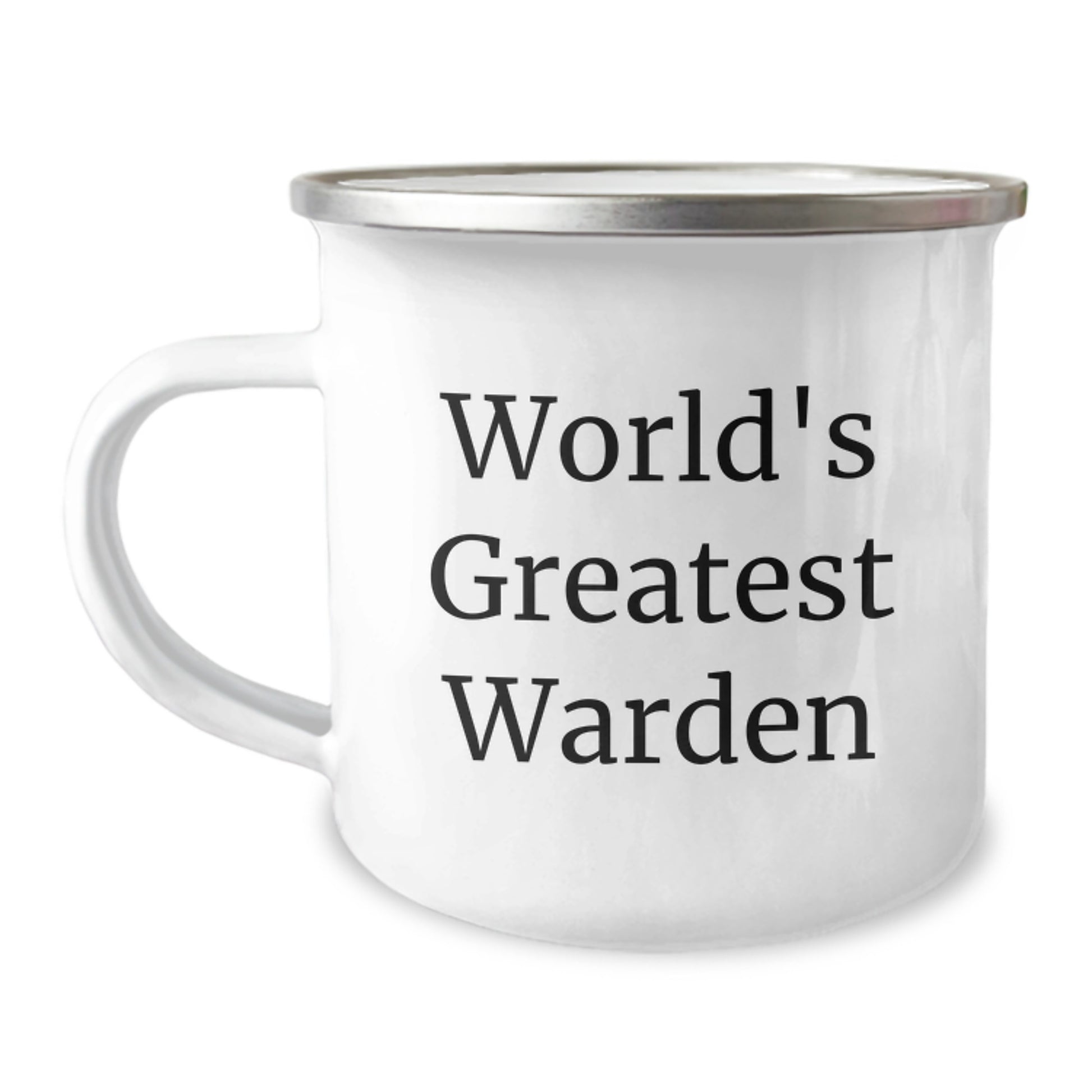 Funny World's Greatest Warden Gifts from Men to Warden Friends - Unique Camping Mug for Christmas Unique Gifts - Image 1