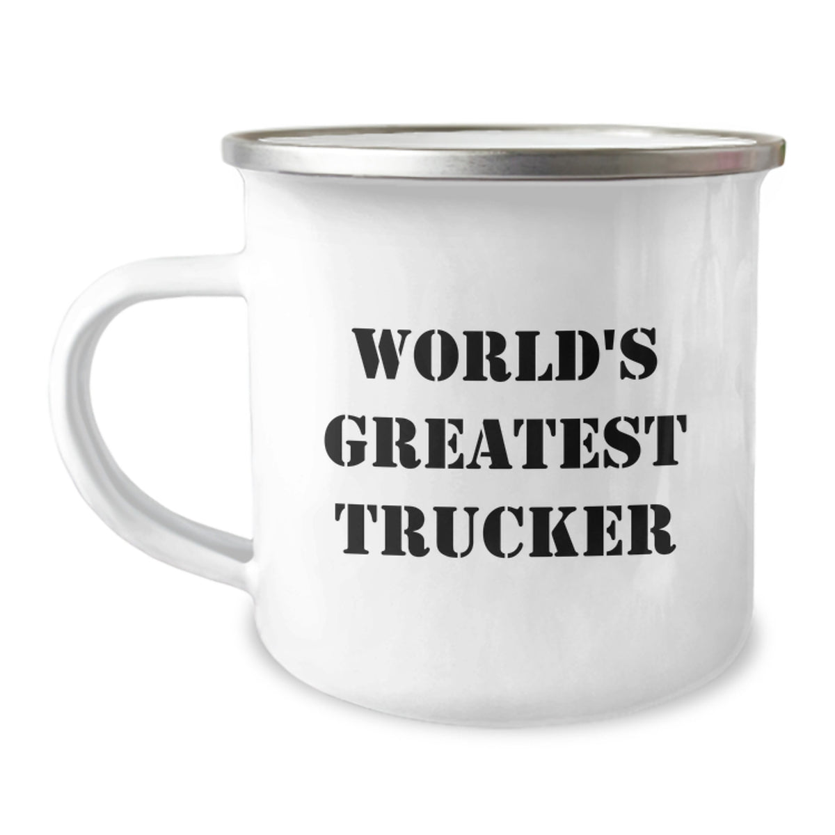 Funny World's Greatest Trucker Gifts for Trucker Friends - Unique Trucker Camping Mug for Birthday Unique Gifts from Men - Image 1