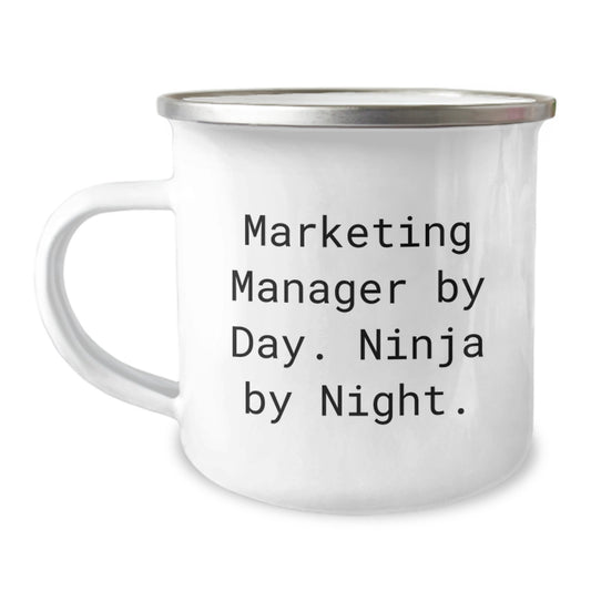 Marketing Manager Ninja Mug - Funny Gift for Colleagues, Coworkers, or Friends, Christmas Unique Presents - Image 1