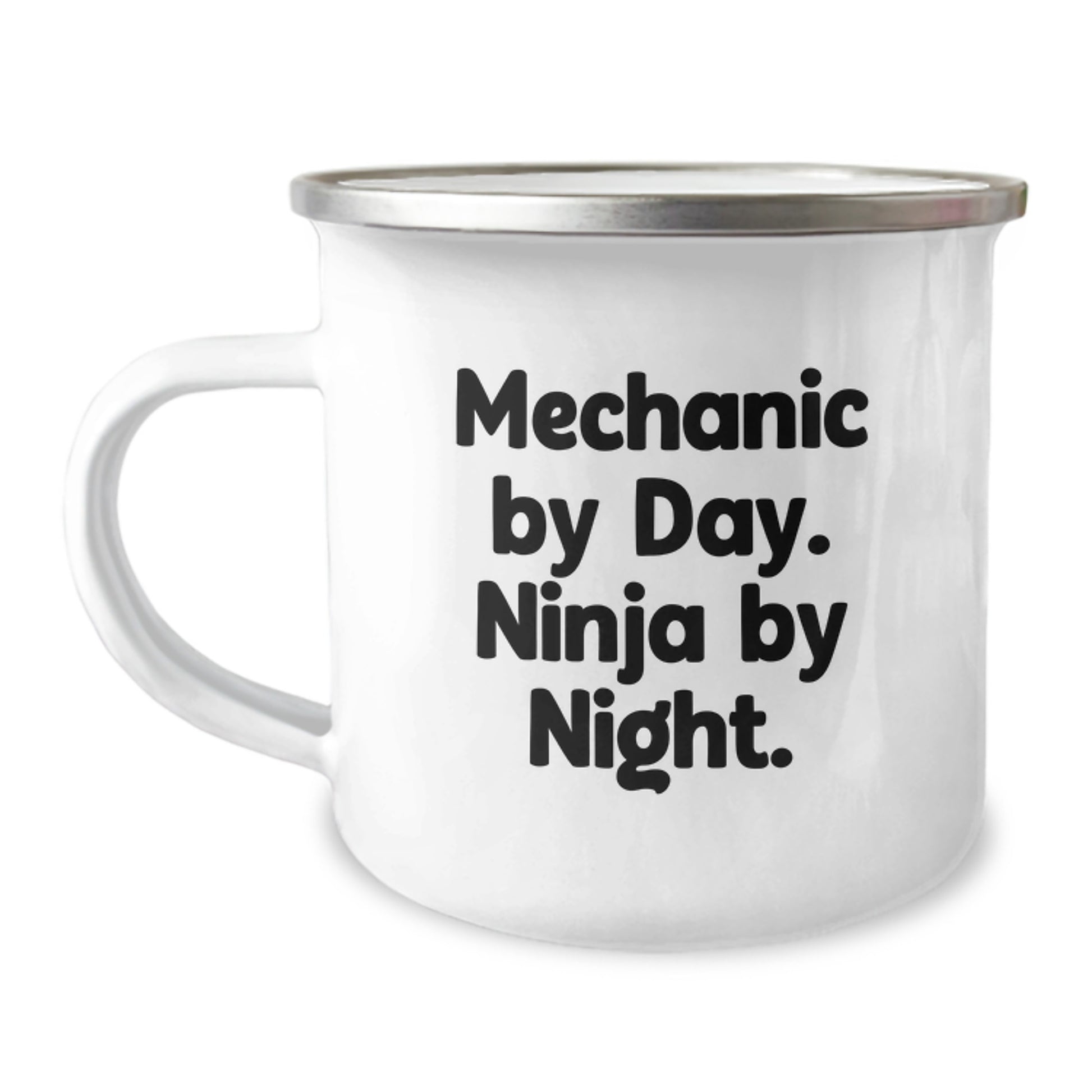 Funny Mechanic Gifts for Men - Mechanic By Day. Ninja By Night. Camping Mug, Perfect for Christmas Unique Gifts from Friends to Family - Mechanic Lovers - Image 1
