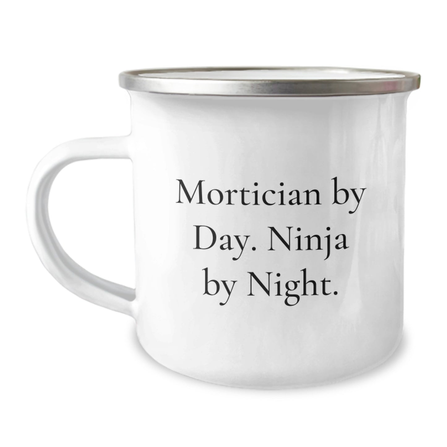 Funny Mortician Gifts by Day Ninja By Night Graduation Unique Mugs from Friends - Image 1