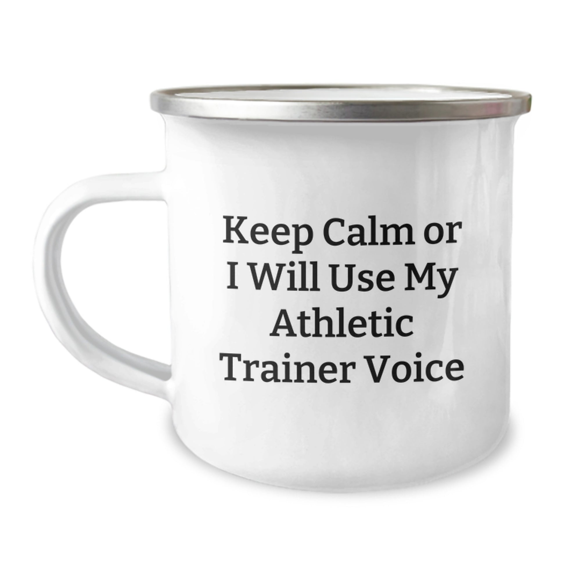 Funny Athletic Trainer Gifts for Men, Unique Valentine's Unique Gifts from Friends to Athletic Trainer, Camping Mug - Image 1