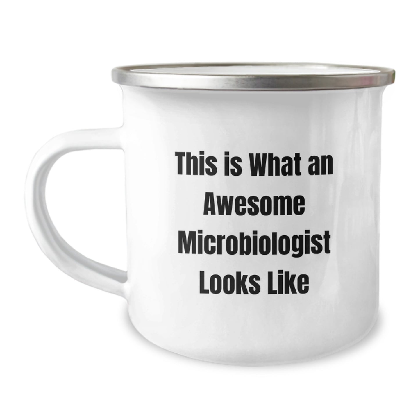 Funny Microbiologist Gifts for Men Graduation Unique Camping Mug - This Is What An Awesome Microbiologist Looks Like Gifts from Family - Image 1