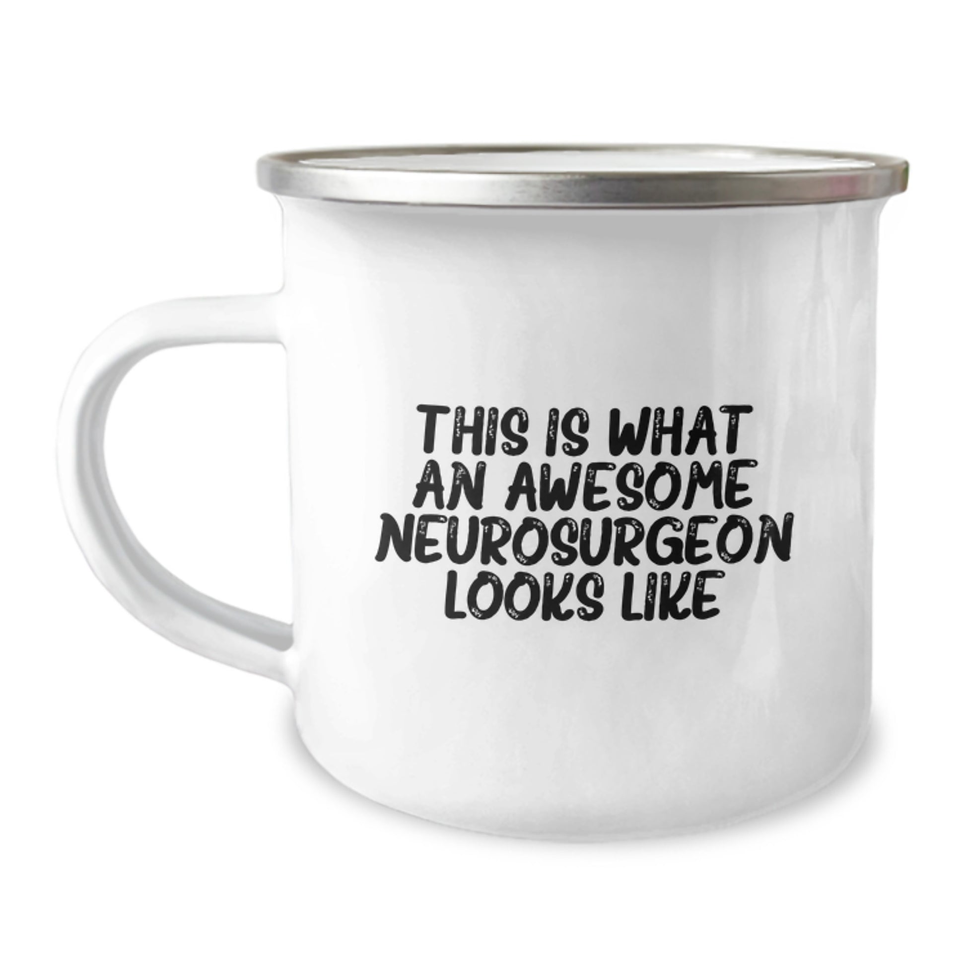 Funny Neurosurgeon Camping Mug, Gifts from Men to Neurosurgeon Graduation Unique Gifts, This Is What An Awesome Neurosurgeon Looks Like, Ideal Gift for Neurosurgeon - Image 1