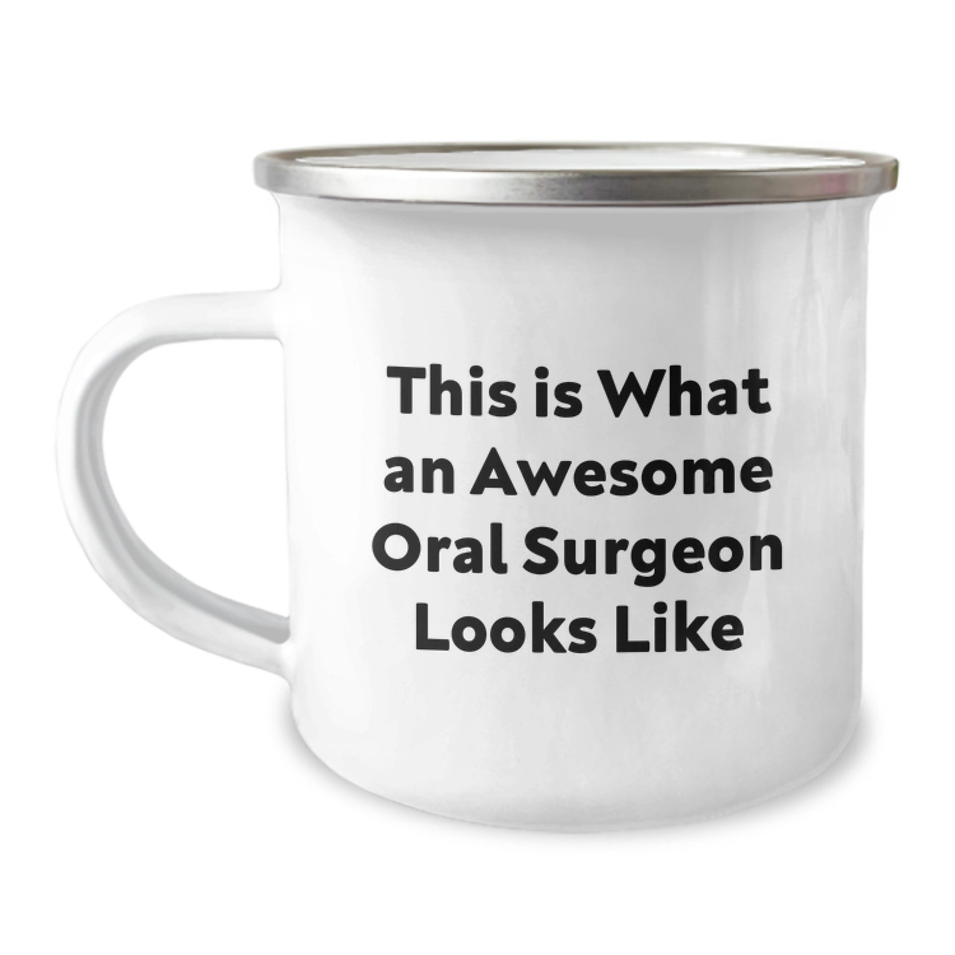 Funny Oral Surgeon Gifts for Men, Christmas Unique Gifts from Friends to Family - Camping Mug - 'This Is What An Awesome Oral Surgeon Looks Like' - Image 1