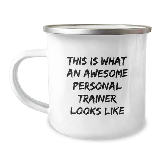 Awesome Personal Trainer Gifts for Men - Funny This Is What An Awesome Personal Trainer Looks Like Camping Mug, Christmas Unique Gifts from Friends, Family - Image 1