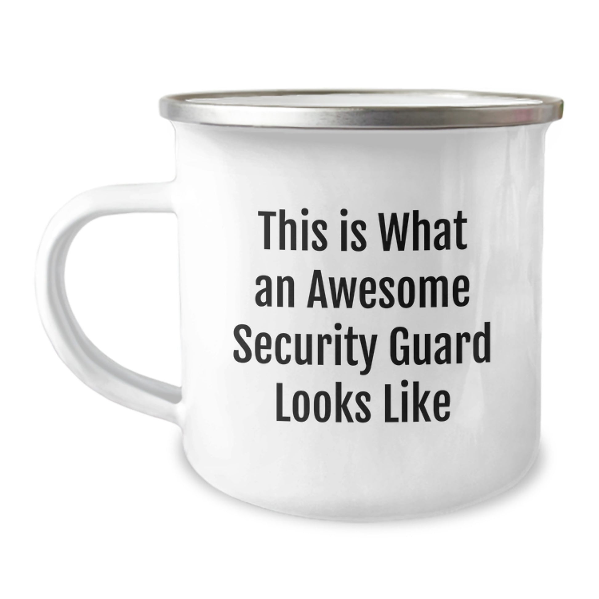 Funny Security Guard Gifts from Friends, for Men, on Birthday, with Camping Mug - This Is What An Awesome Security Guard Looks Like - Image 1